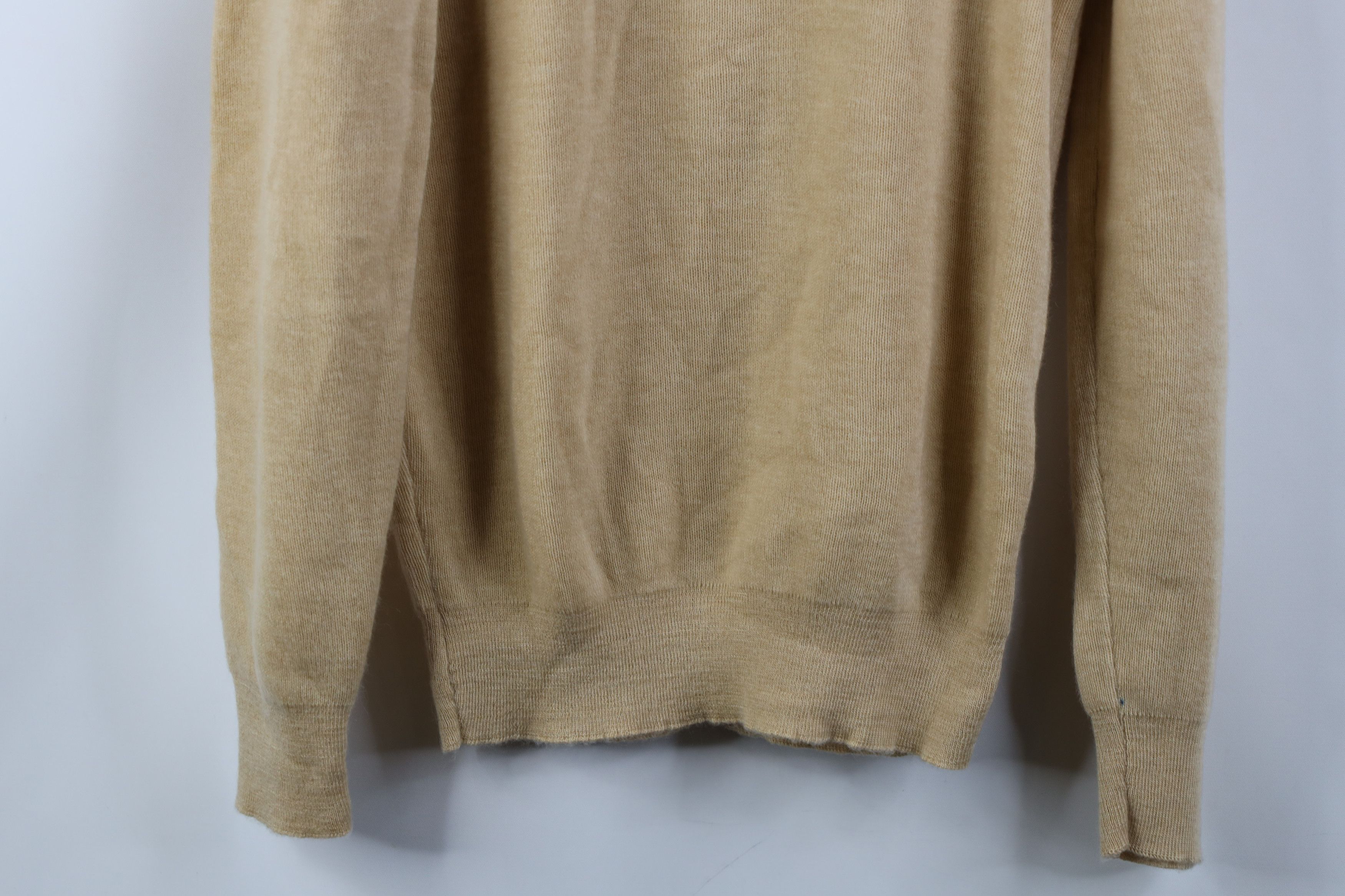 Vintage Vintage 70s Streetwear Soft Turtleneck Sweater Beige Tan USA Size US S / EU 44-46 / 1 - 10 Thumbnail