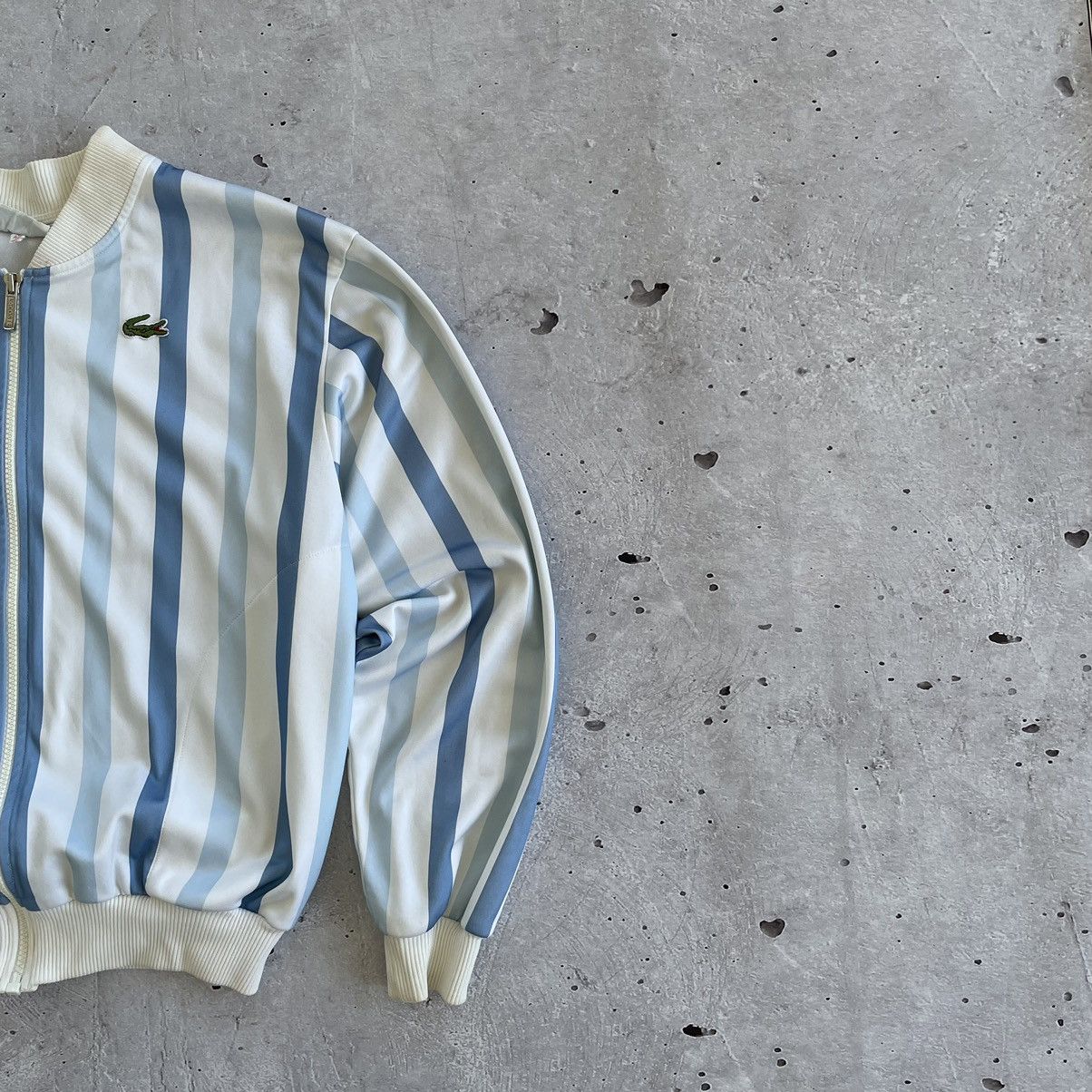 Lacoste × Vintage 🔥rare🔥Vintage Lacoste Chemise Stripe Track Jacket Size US XS / EU 42 / 0 - 5 Thumbnail