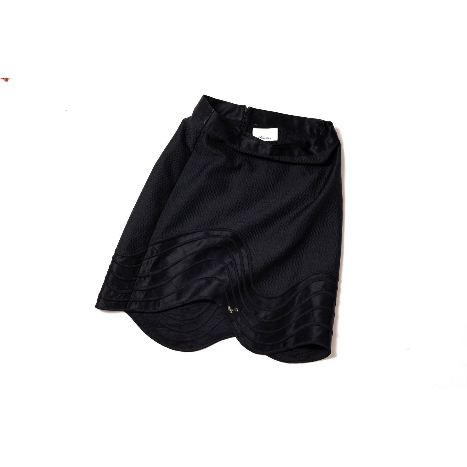 3.1 Phillip Lim 3.1 Phillip Lim Black Embroidered Knee-Length Skirt Size XS Size 26" / US 2 / IT 38 - 2 Thumbnail