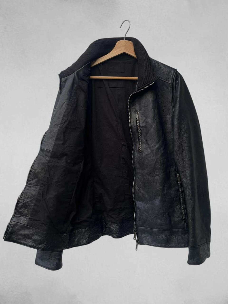 junhashimoto SS2020 junhashimoto Stretch Inner Riders Leather Jacket Size US L / EU 52-54 / 3 - 5 Thumbnail