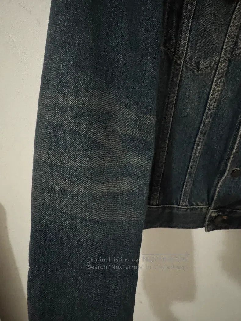 Saint Laurent Paris Saint Laurent Paris Retro Dark Blue Basic Denim Jacket Size US S / EU 44-46 / 1 - 4 Thumbnail