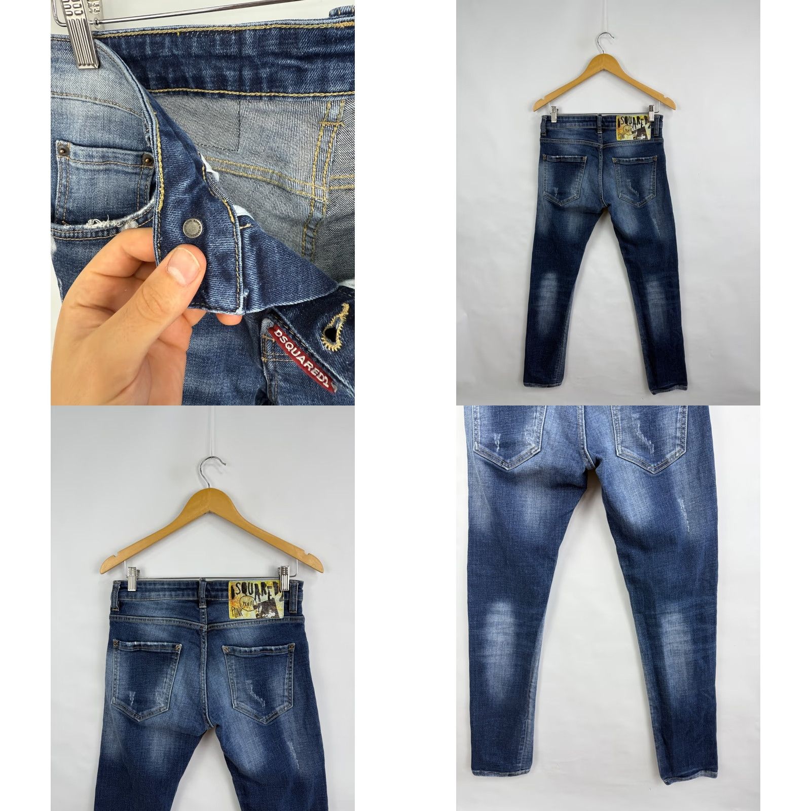 Dsquared2 Dsquared2 Jeans Made In Italy Rare Retro Hype Y2K Jeans Men 44 Blue Vintage Size US 44 / EU 60 - 8 Thumbnail