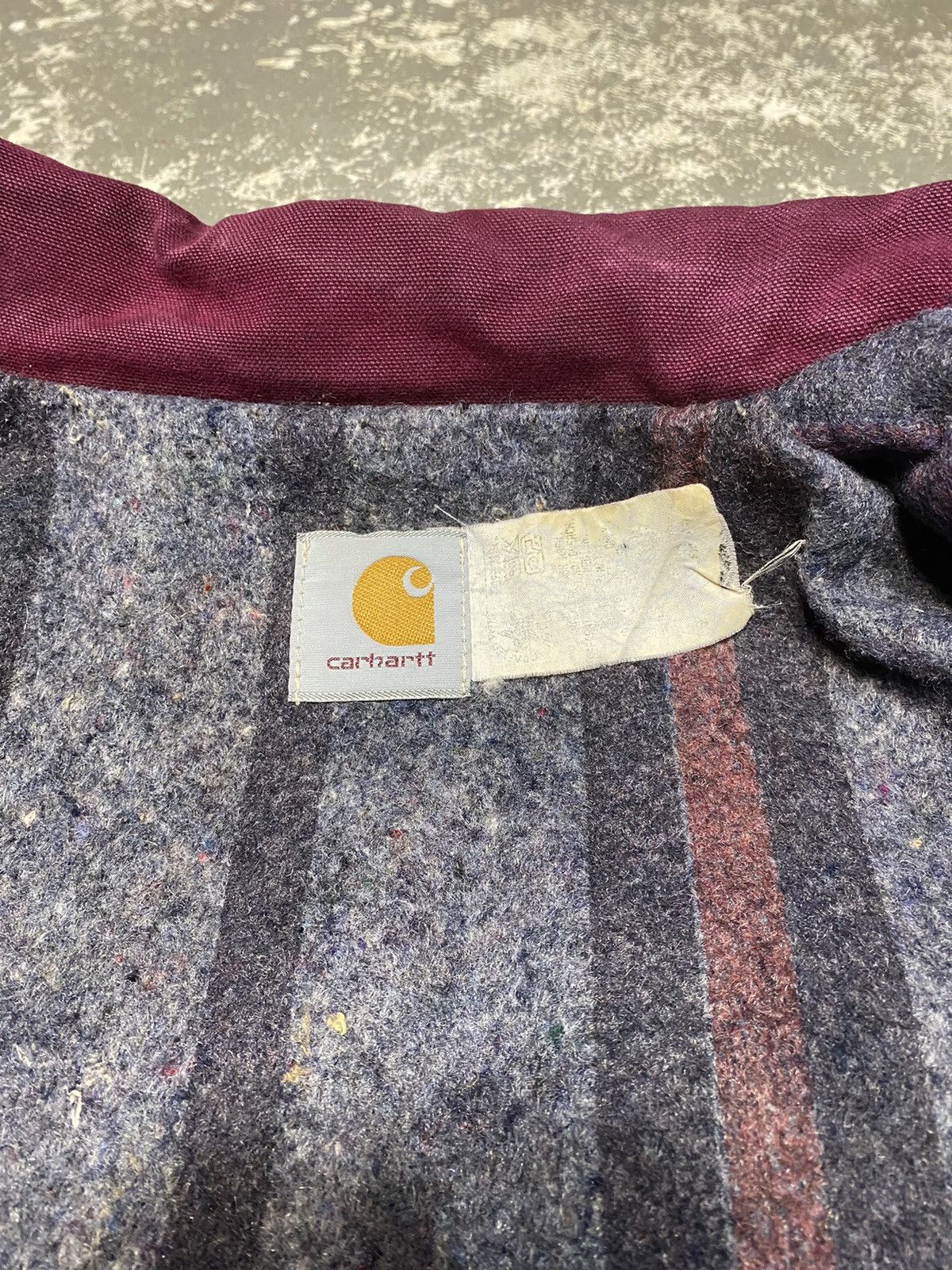 Carhartt × Vintage Vintage Carhartt Plum Purple Blanket Lined Chore Jacket 90s Size US XL / EU 56 / 4 - 6 Thumbnail