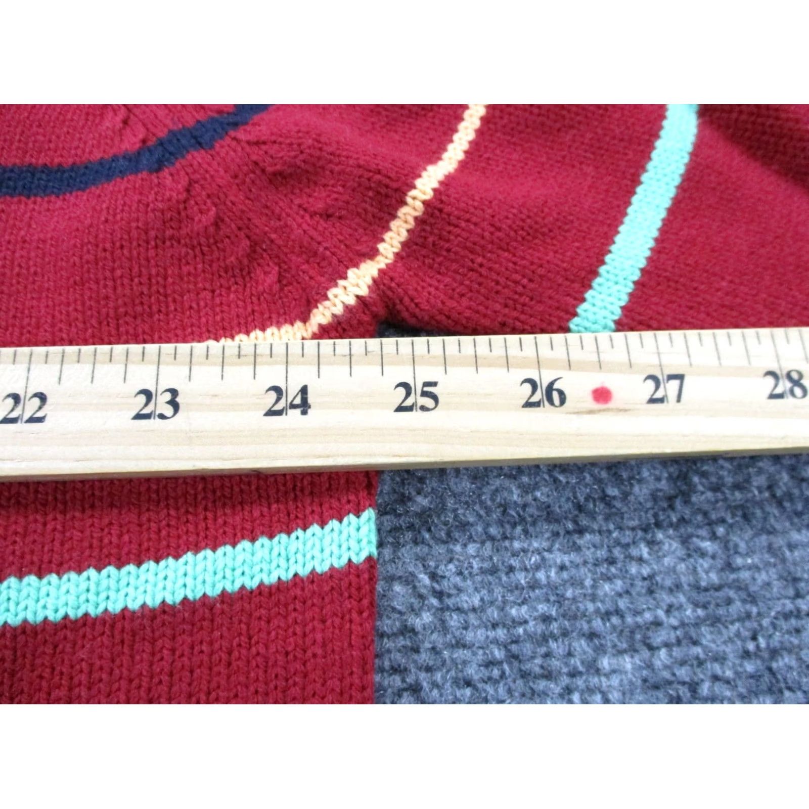 Vintage Nike Le Tigre Sweater Mens 3XL Red Striped Acrylic Knit Crew Neck Pullover Casual Preppy Winter Fall Style: Pullover, Lightweight, Thermal, Logo Size US XXL / EU 58 / 5 - 4 Thumbnail