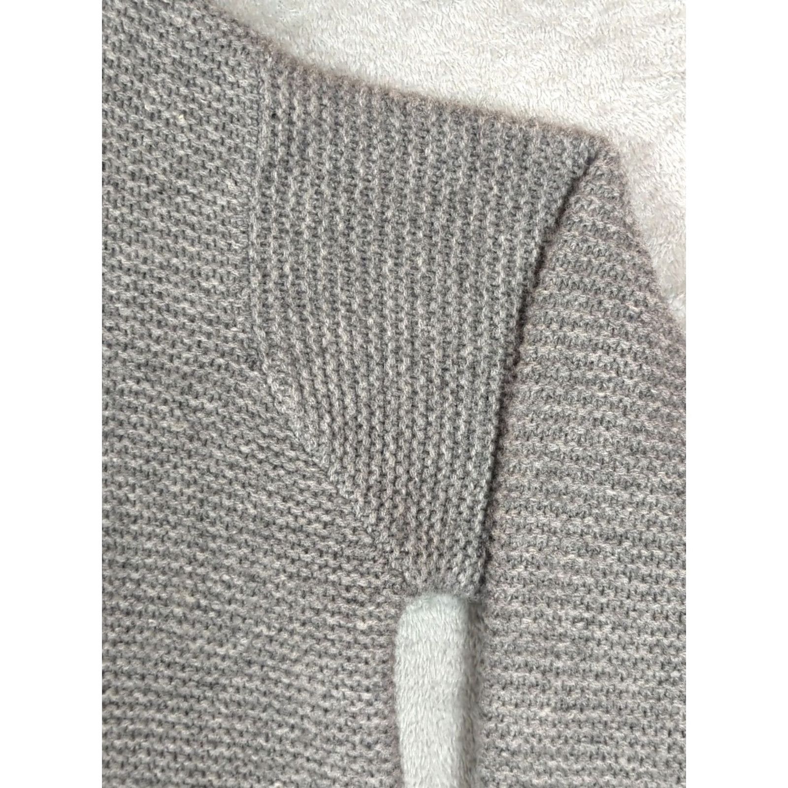 Gap VINTAGE Gap Cardigan Sweater Mens 2XL Gray Wool Knit Full Zip Mock Neck Long Sleeve Zipper Classic Grandpa Size US XXL / EU 58 / 5 - 7 Thumbnail
