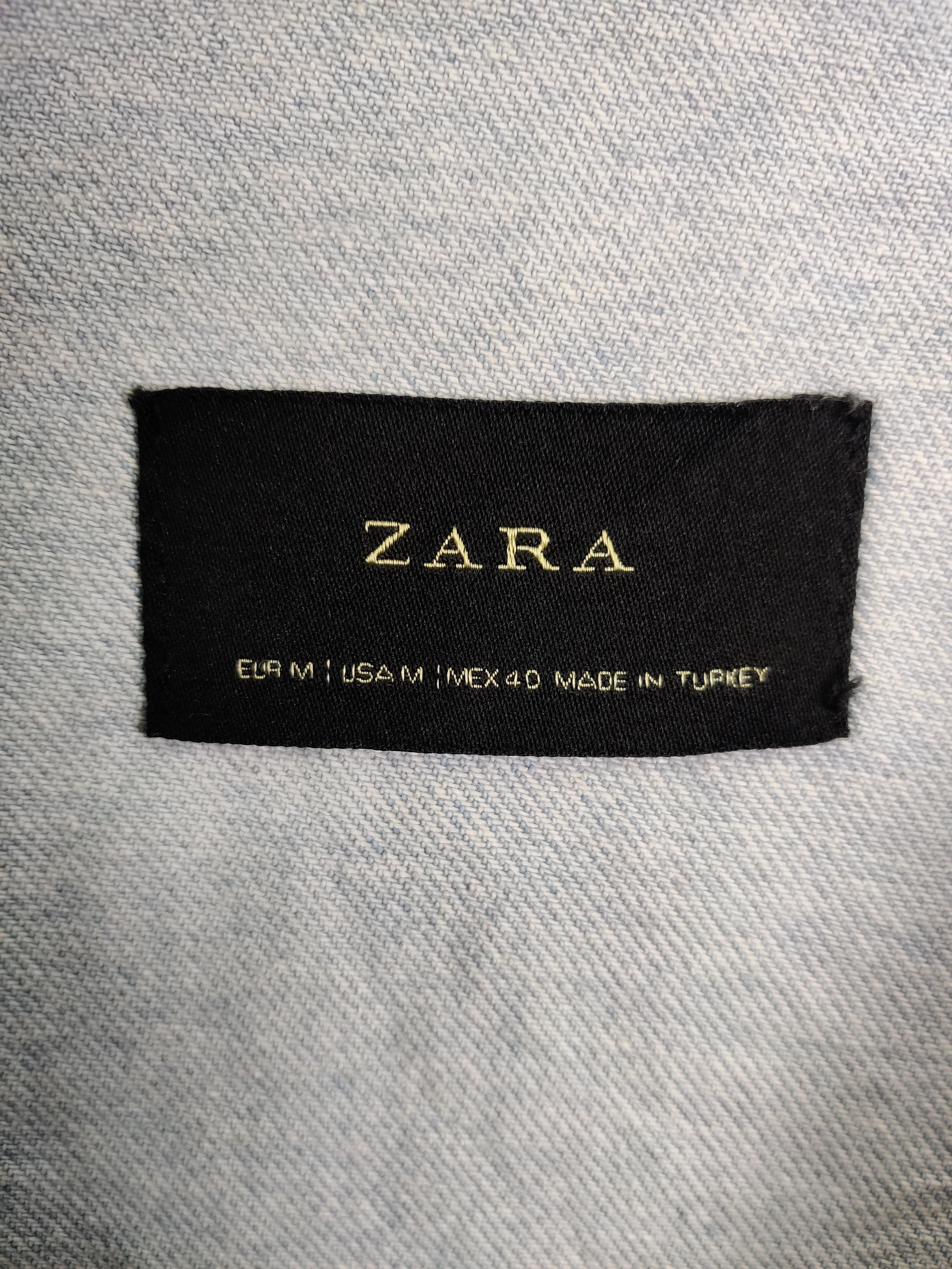 Zara Thrashed Zara Man Distressed Denim Jacket Size US M / EU 48-50 / 2 - 7 Thumbnail