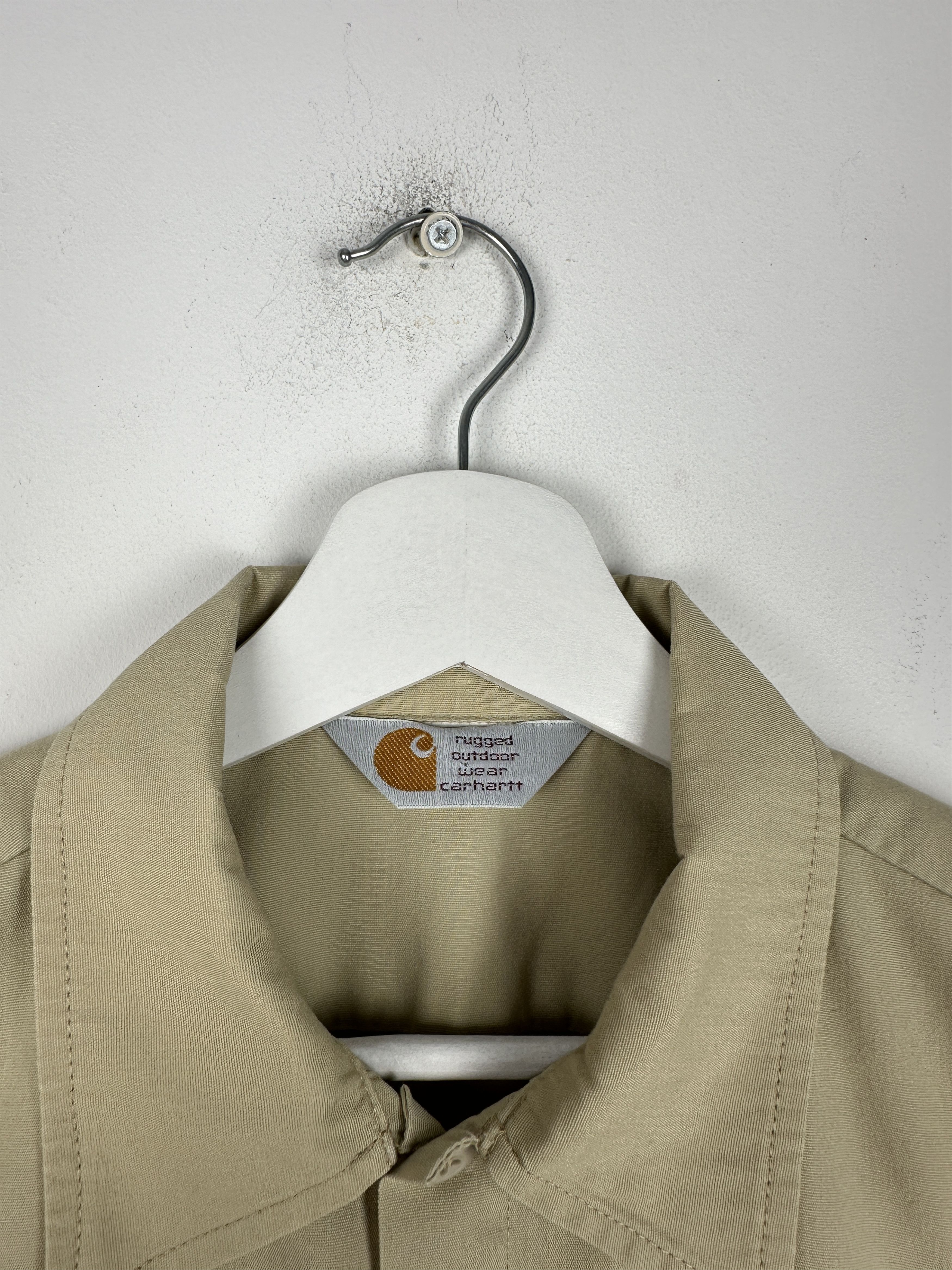 Carhartt Vintage Carhartt Pocket Short Sleeve Button Up Workwear 90s Size US L / EU 52-54 / 3 - 5 Thumbnail