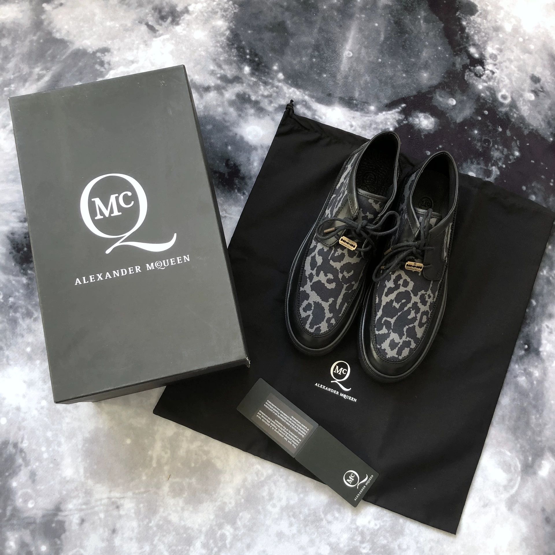Alexander McQueen MCQ Alexander McQueen Blade Buckle Leopard Men's Shoes Size US 9 / EU 42 - 1 Thumbnail