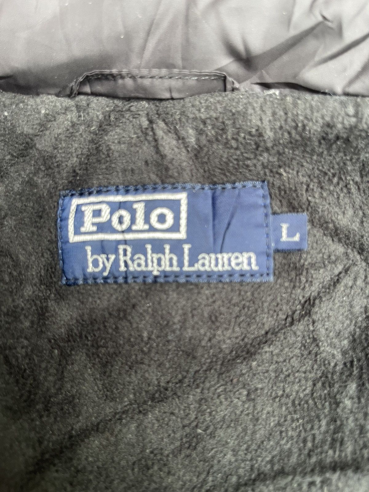 Polo Ralph Lauren Vintage Polo Ralph Lauren Zip Jacket Fleece Lined Size US L / EU 52-54 / 3 - 3 Thumbnail
