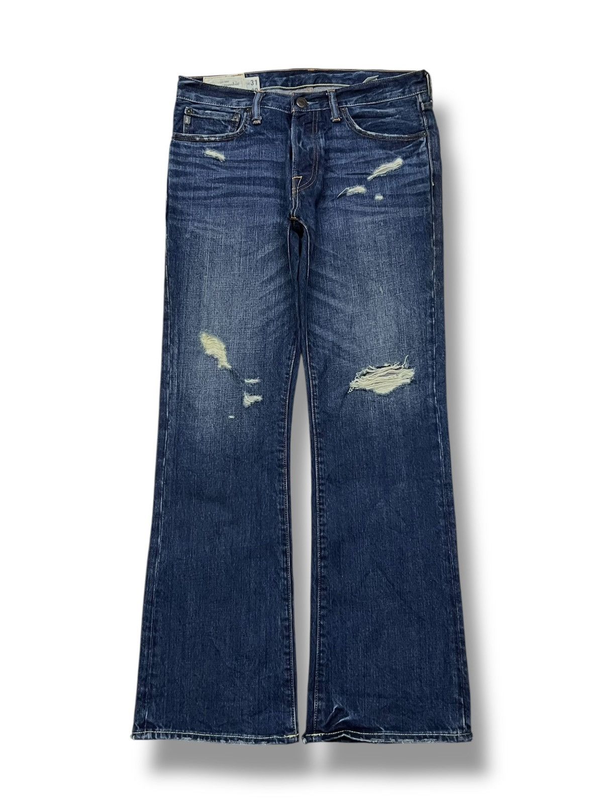 Abercrombie & Fitch Bootcut Vintage Abercrombie & Fitch New York - Faded Wash Size US 34 / EU 50 - 2 Thumbnail