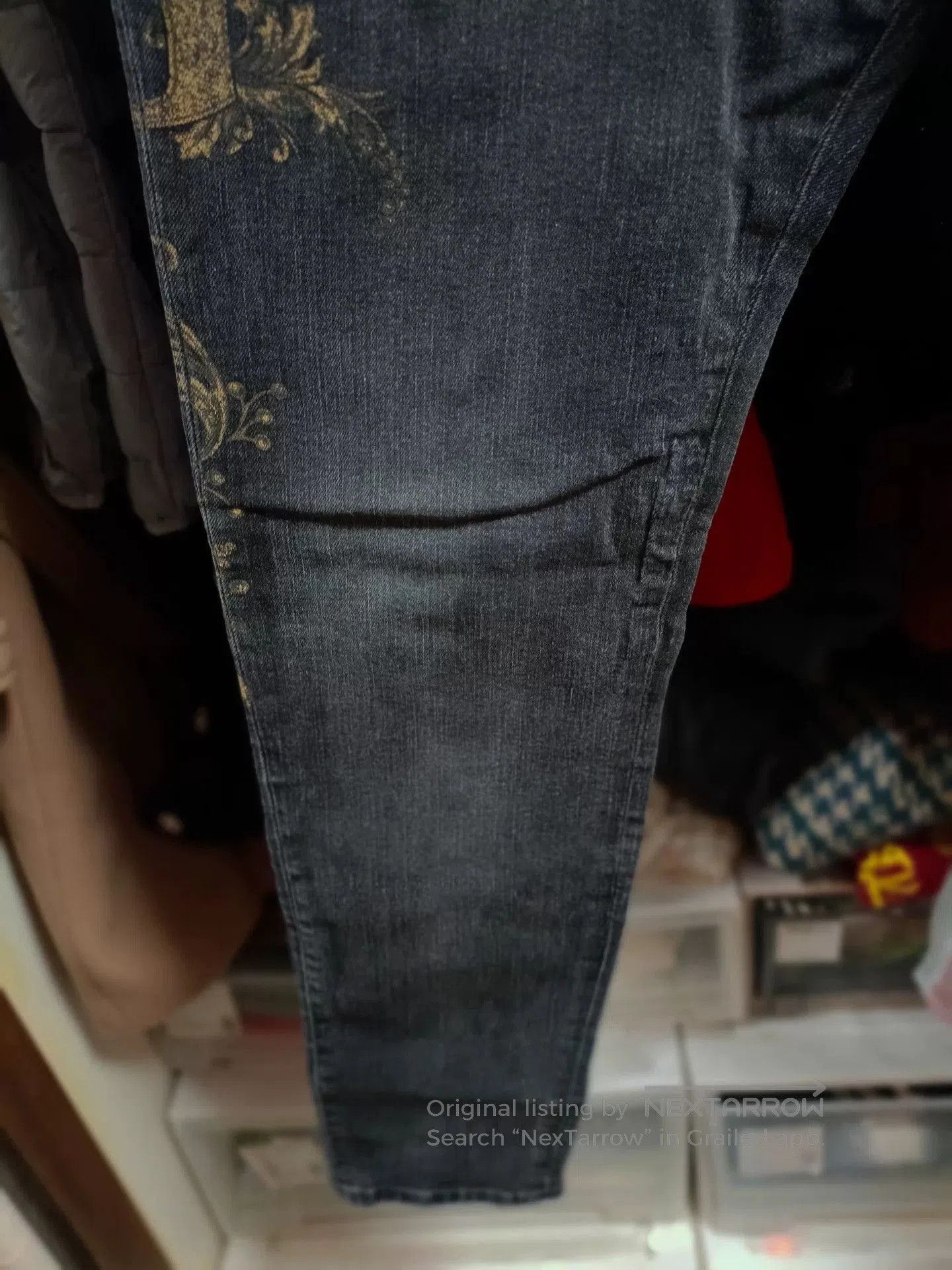 Dolce & Gabbana Baroque Print Jeans.