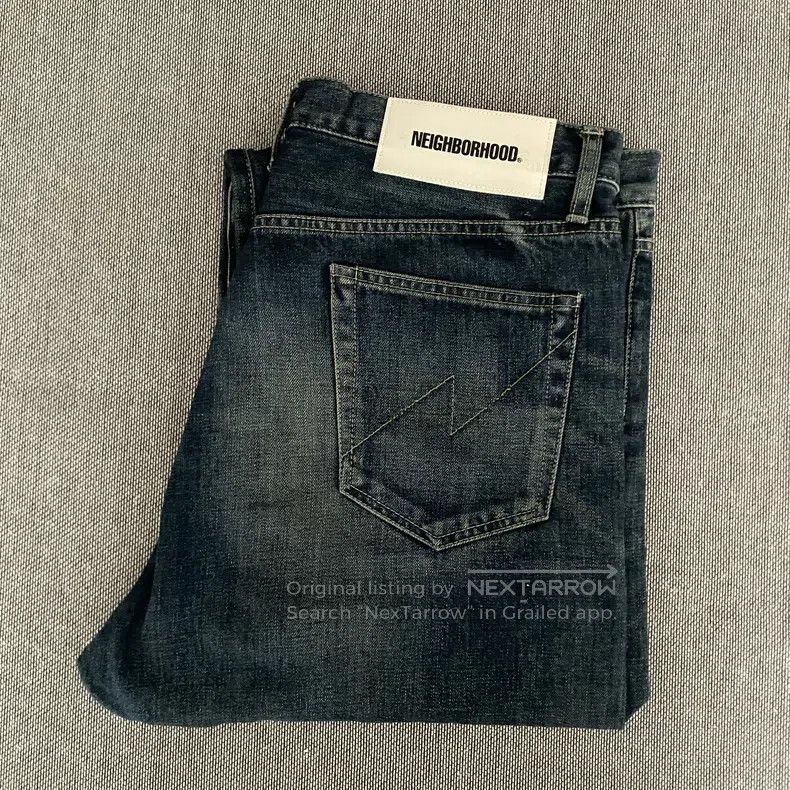 Neighborhood Neighborhood size XL Washed Denim Jeans Size US 27 - 1 Thumbnail