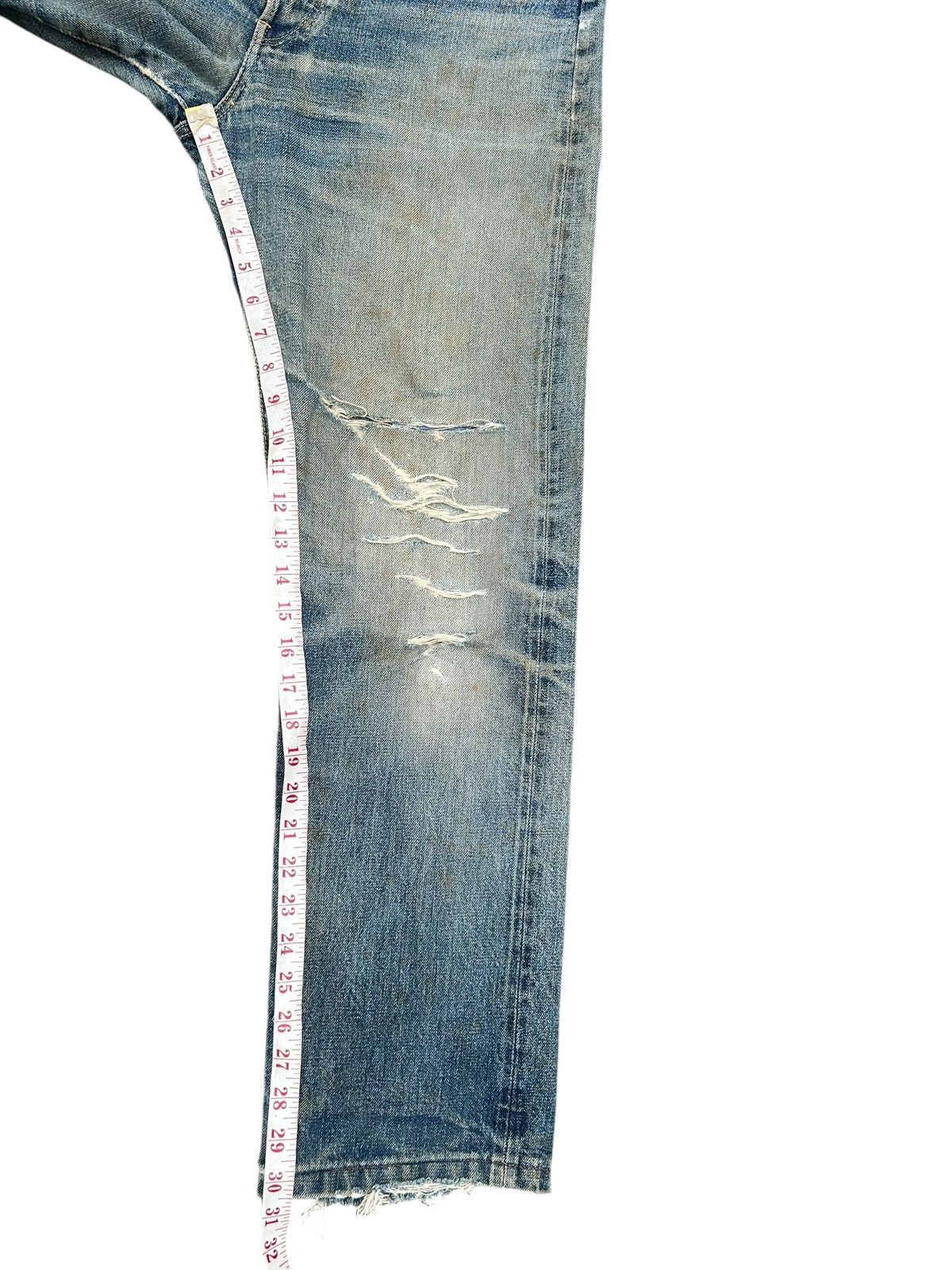 Kapital Thrashed Vintage Hysteric Glamour Selvedge Dirty Denim Jeans Size US 30 / EU 46 - 24 Thumbnail