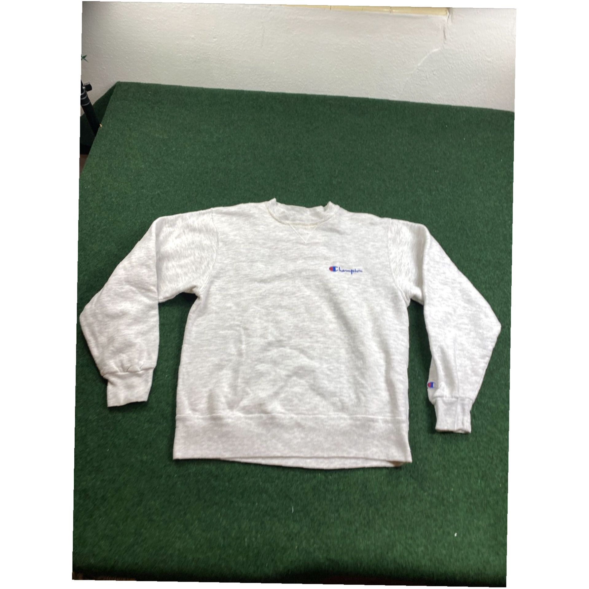 Champion Vintage Vtg 90sChampion Heather Gray Sweatshirt Size Medium Fast Shipping Size US M / EU 48-50 / 2 - 1 Thumbnail