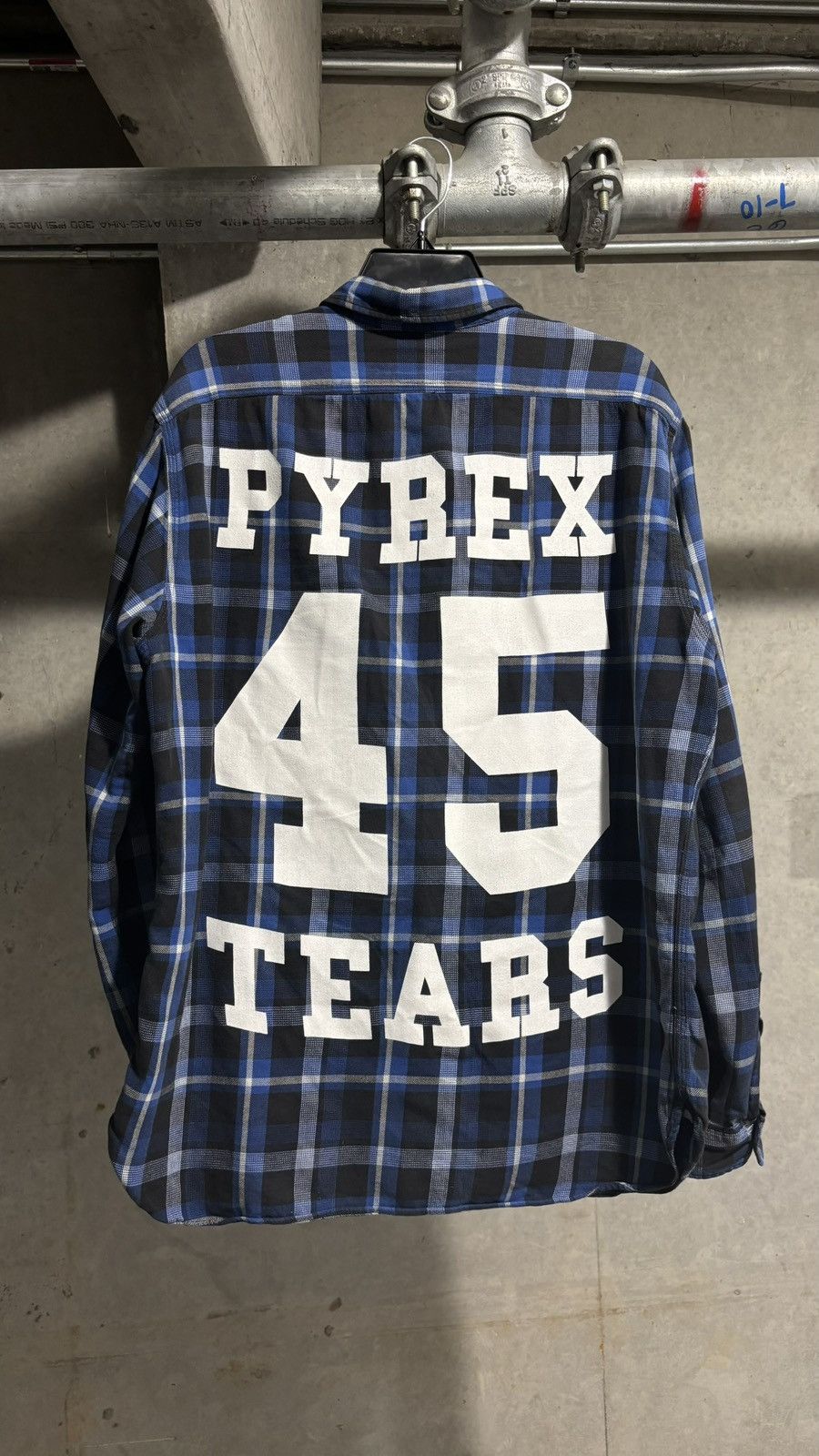 DENIM TEARS × Virgil Abloh Denim Tears Pyrex Sample Flannel | Grailed
