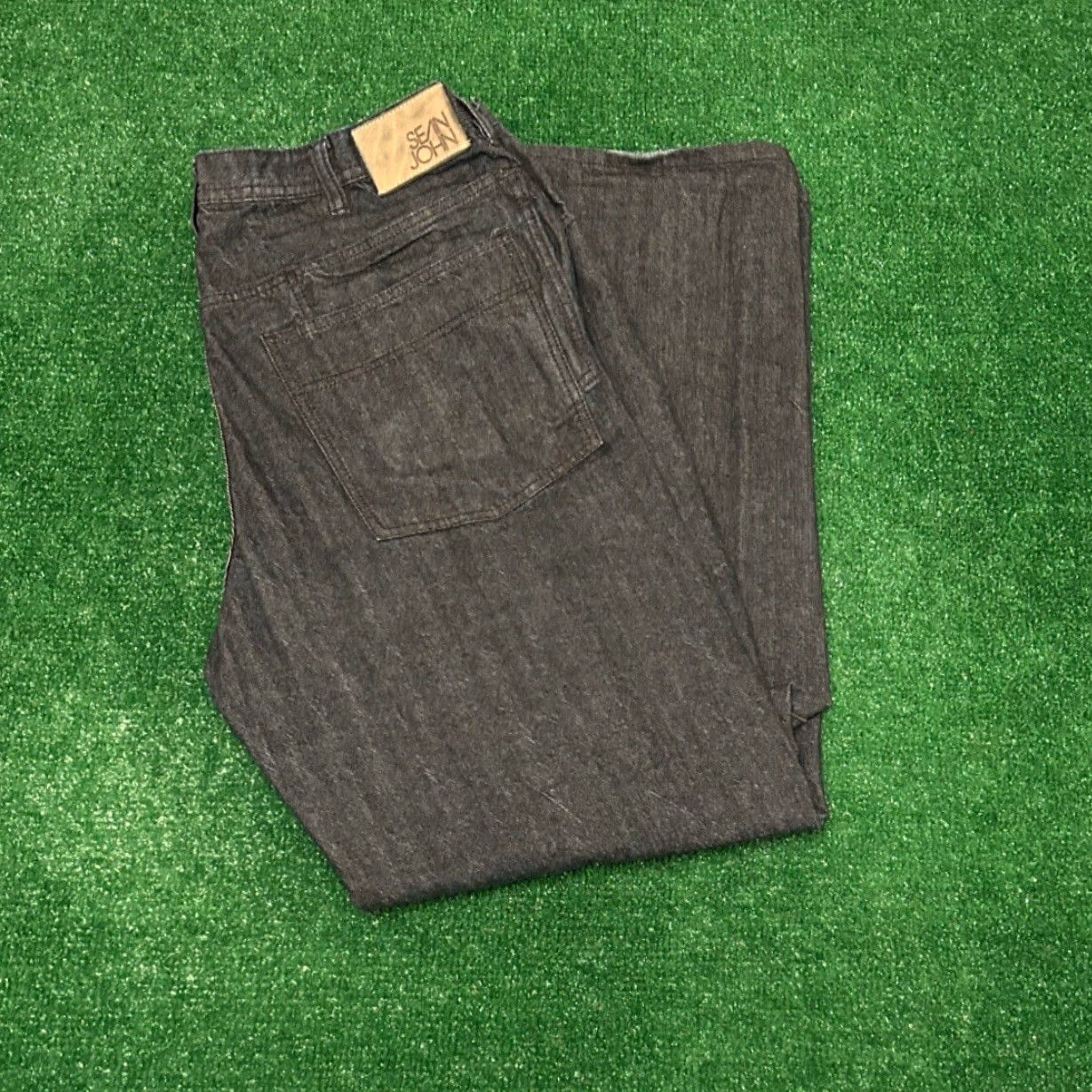 Sean John VINTAGE Sean John Baggy Jeans Mens 38 Denim Hip Hop Grunge Skater JNCO Southpole 90s 2000s Wide-Leg 32 Inseam Mens Size US 38 / EU 54 - 2 Thumbnail