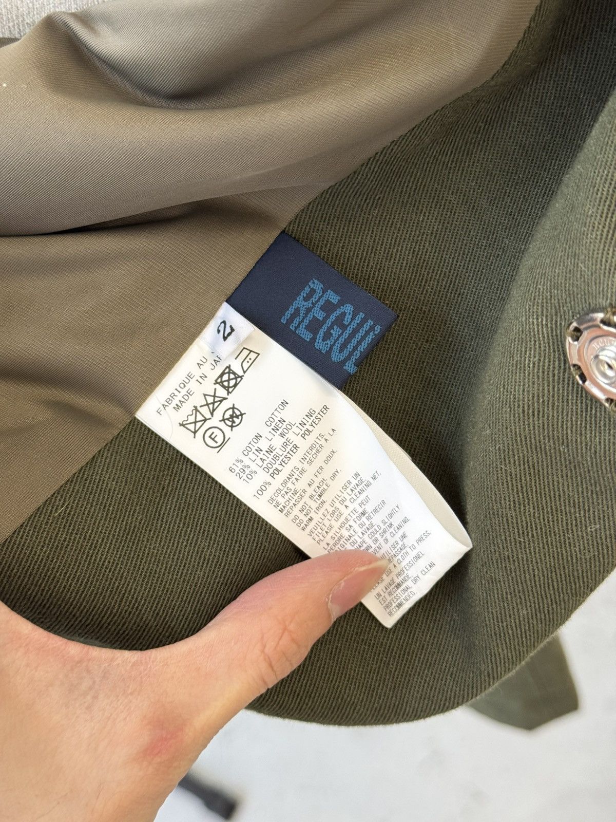 Yohji Yamamoto REGULATIONS SS15 CROPPED JACKET Size US M / EU 48-50 / 2 - 6 Thumbnail