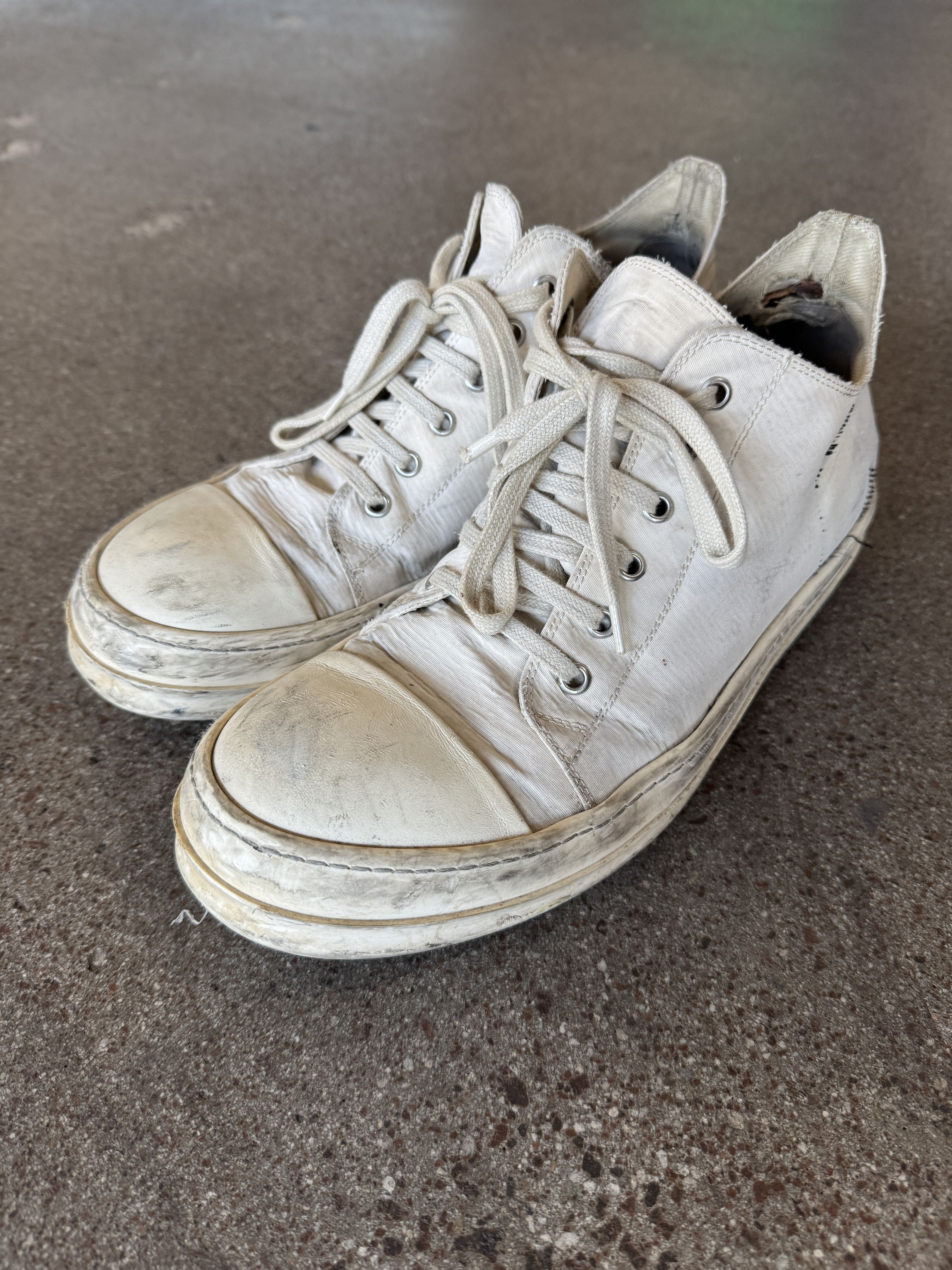 Rick Owens Low Top Ramones Size US 8.5 / EU 41-42 - 1 Thumbnail