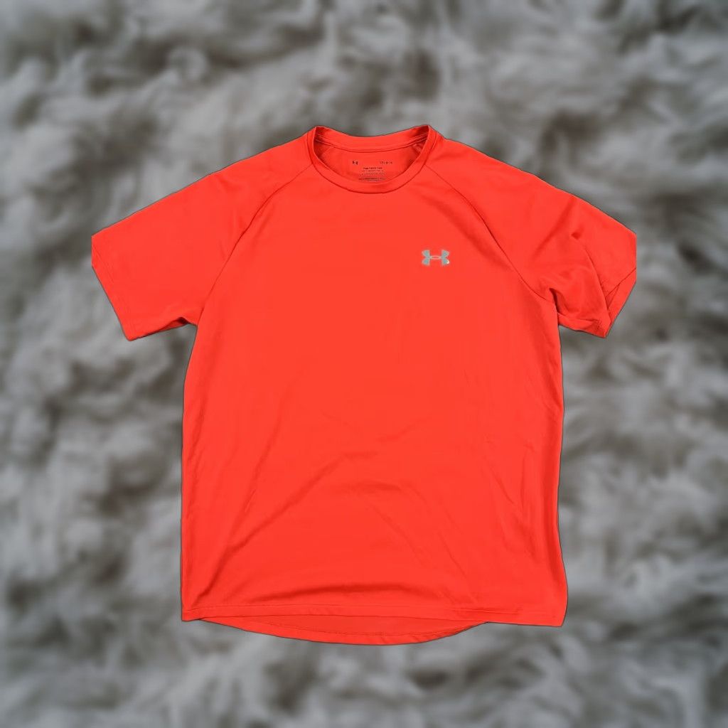 Under Armour Under Armour T-Shirt The Tech Tee Casual Red Activewear Men’s Large Size US L / EU 52-54 / 3 - 1 Thumbnail