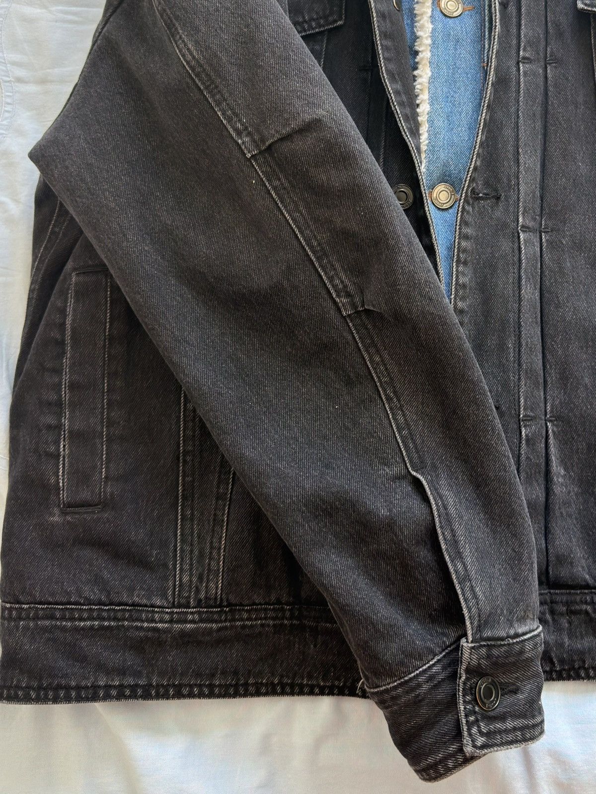Juun.J Juun.J Black Layered Denim Jacket Size US L / EU 52-54 / 3 - 7 Thumbnail