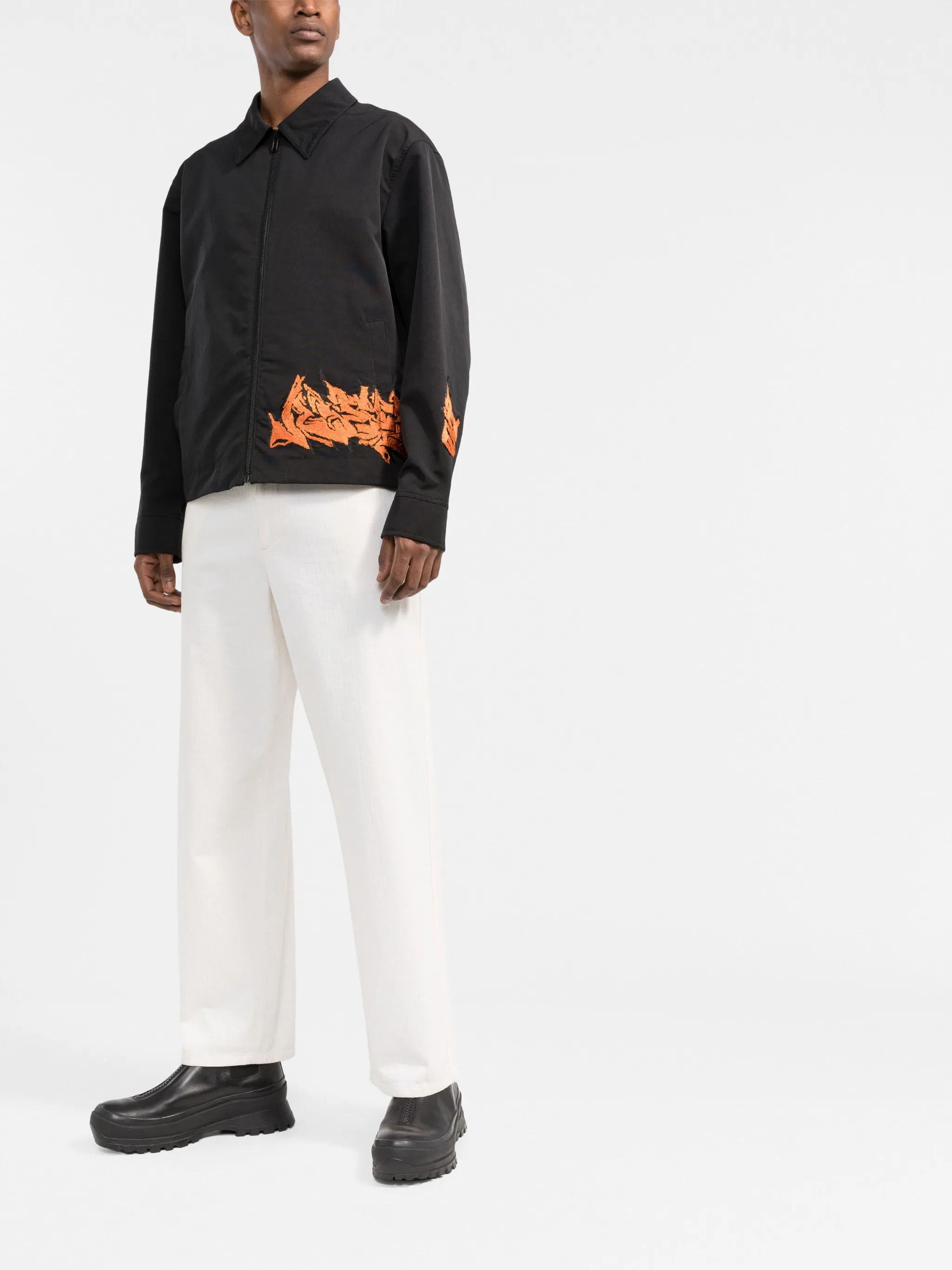 Off-White o1gr1nt0125 Neen Jacket in Black Size US L / EU 52-54 / 3 - 2 Thumbnail
