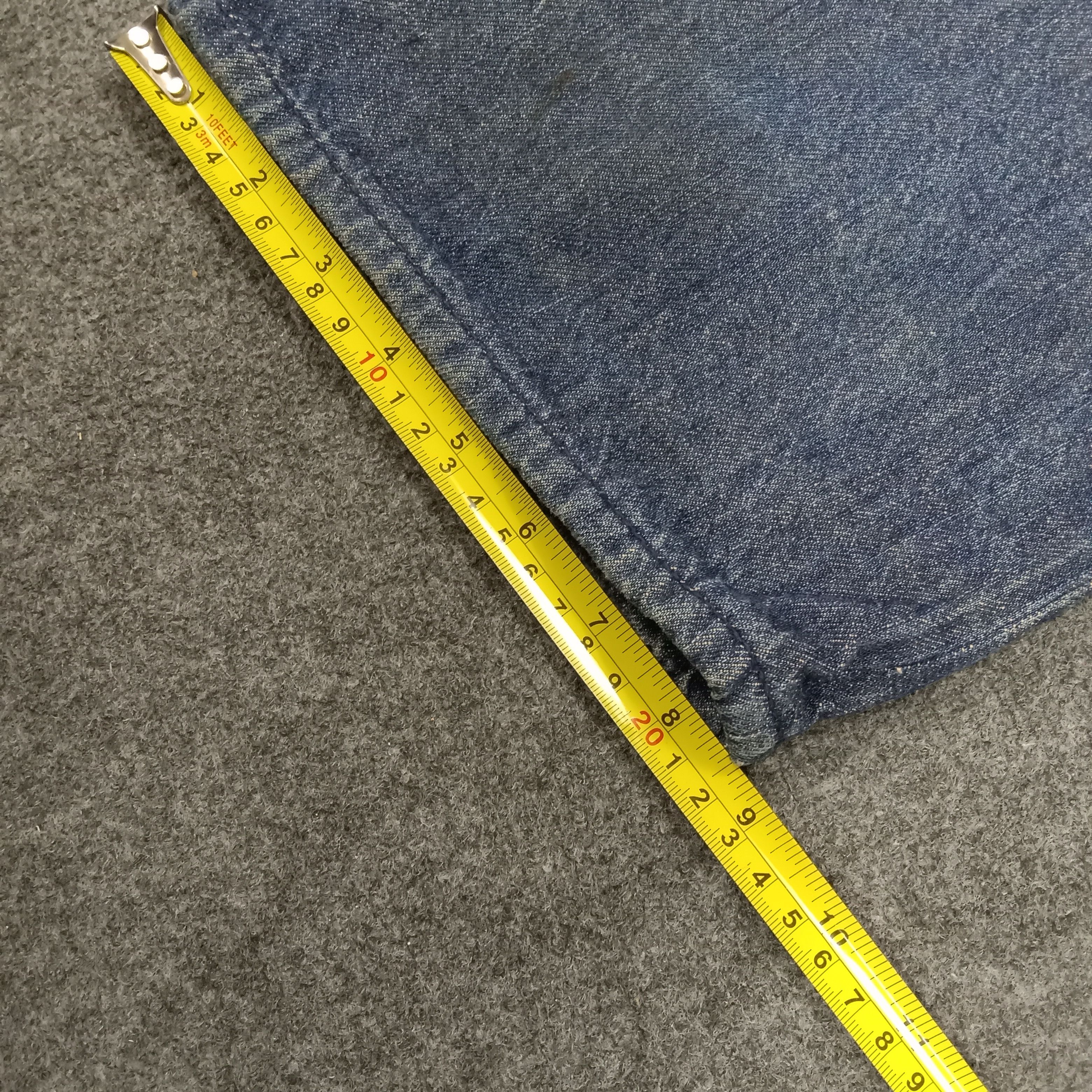 Evisu Yamane Japanese Brand Daicock Custom Denim Jeans Size US 35 - 12 Thumbnail