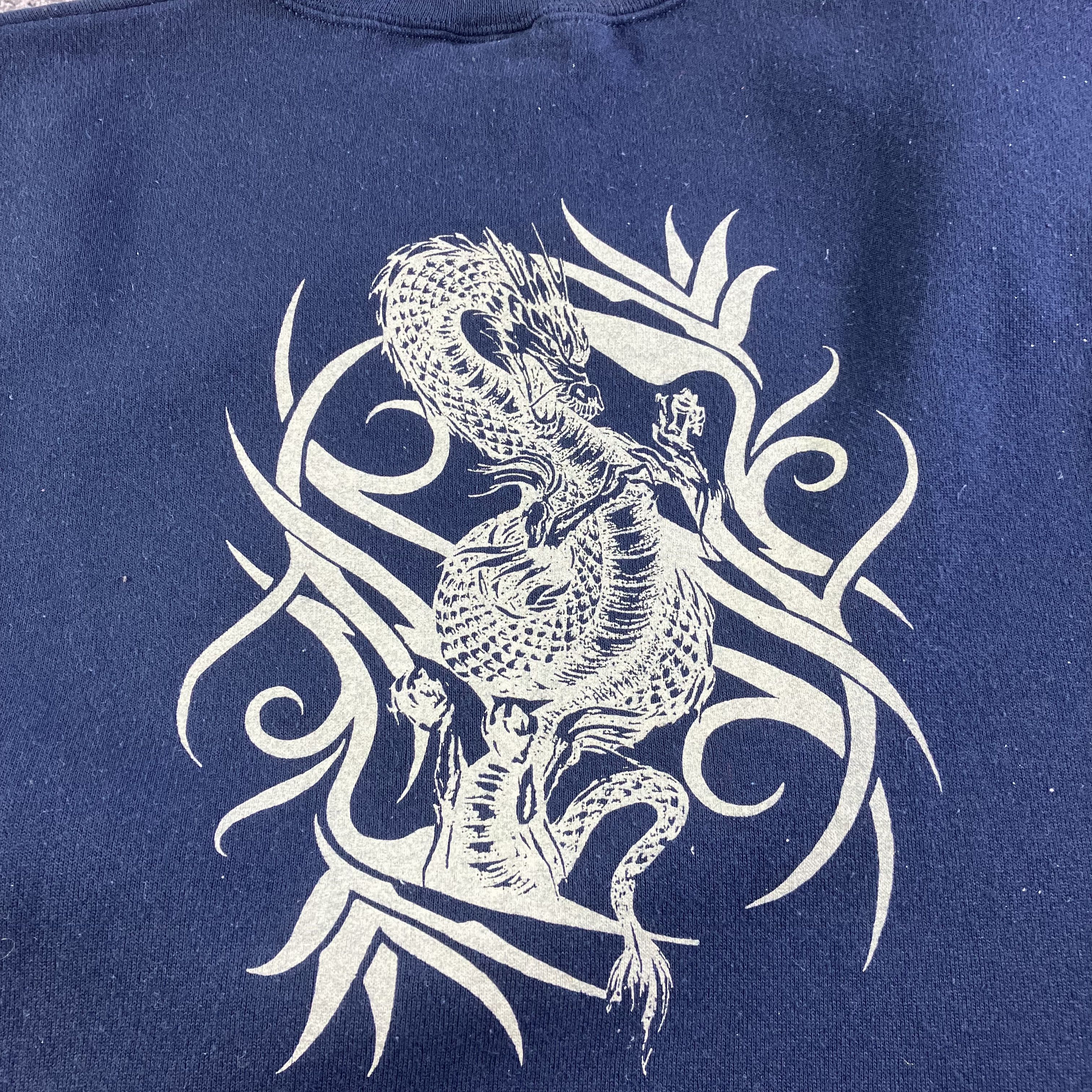 Japanese Brand Vintage 90s Japanese Dragon Sweatshirt F355 Size US L / EU 52-54 / 3 - 4 Thumbnail