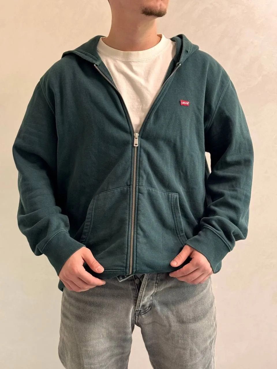 Levi's Rare Vintage Levi's Hoodie Oversized Faded Distressed Size US L / EU 52-54 / 3 - 1 Thumbnail