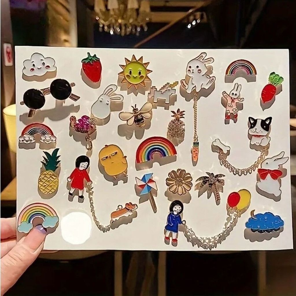 Other 15 Piece Assorted Variety Enamel Pin Brooches Size ONE SIZE - 4 Thumbnail