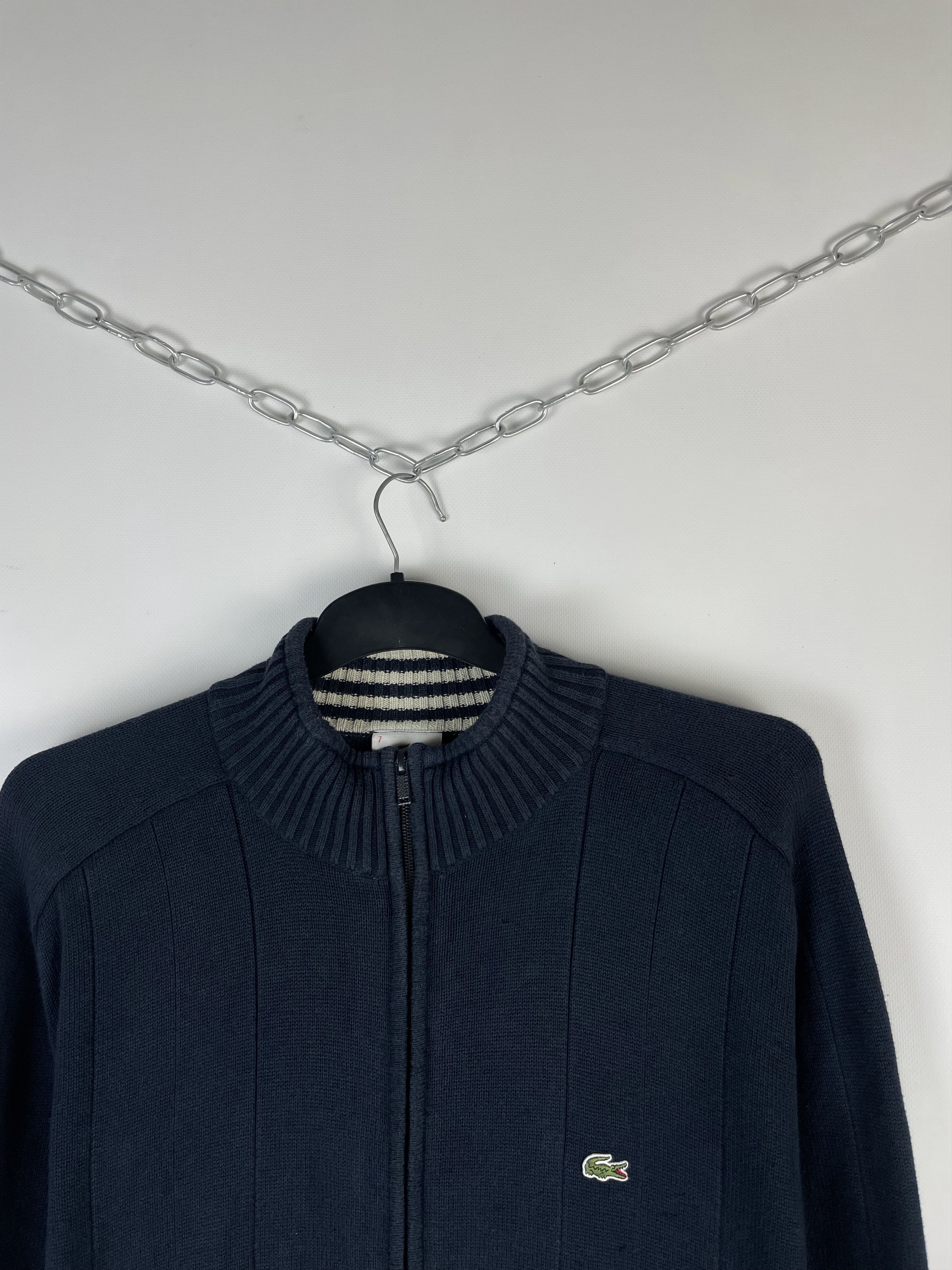 Lacoste Y2K Vintage Lacoste Zip Knitwear Size US L / EU 52-54 / 3 - 3 Thumbnail