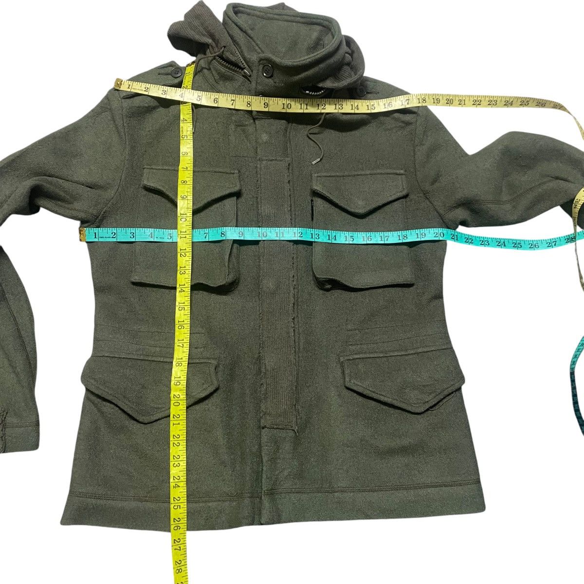 CABANE de ZUCCa AW2008 Cabane De Zucca M65 Wool Military Jacket Size US M / EU 48-50 / 2 - 13 Thumbnail