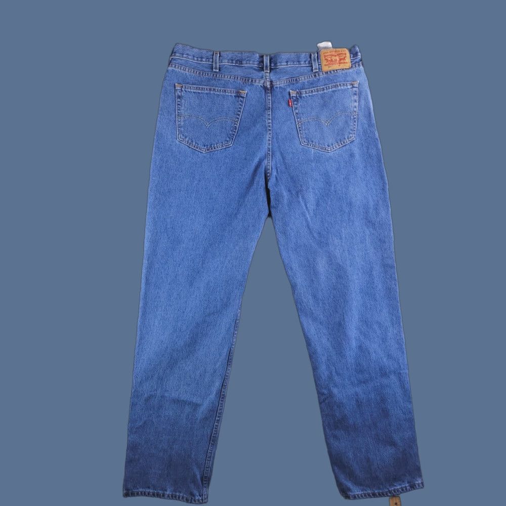 Levi's Levi's Jeans Mens 41x35 Blue 505 Denim Pants Tapered Straight Regular Size 41 Inseam 35 Color Blue Mens Size US 41 - 1 Thumbnail
