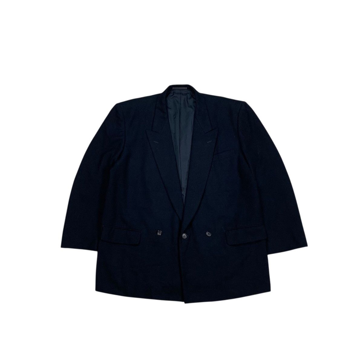 Comme des Garcons × Comme des Garcons Homme × Japanese Brand Comme des Garcons Homme AD 1989 Double Breasted Wool Blazer Size 38L - 1 Thumbnail