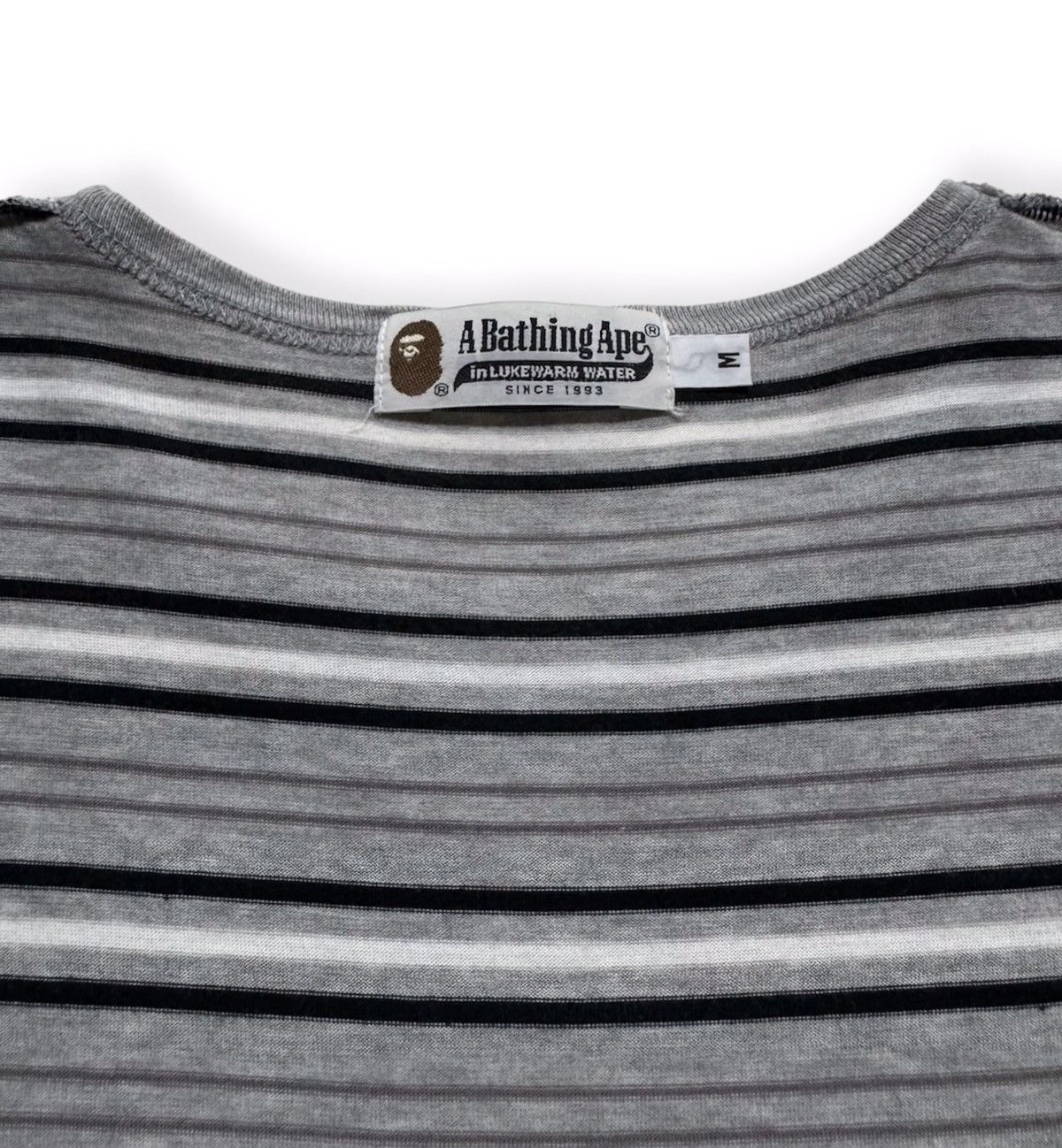 Bape Striped Tee Size US M / EU 48-50 / 2 - 4 Thumbnail