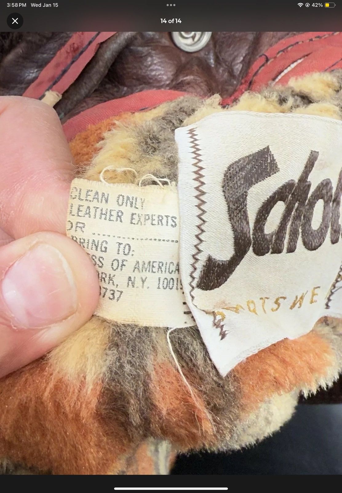 Schott Vintage 90s Schott Leather Jacket Brown Chestnut Men’s M Size US M / EU 48-50 / 2 - 11 Thumbnail