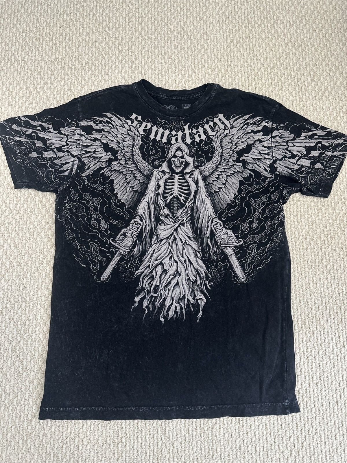 Affliction × Haunted Mound Haunted Mound x Affliction “Sematary Massacre” T Shirt Size US L / EU 52-54 / 3 - 1 Thumbnail