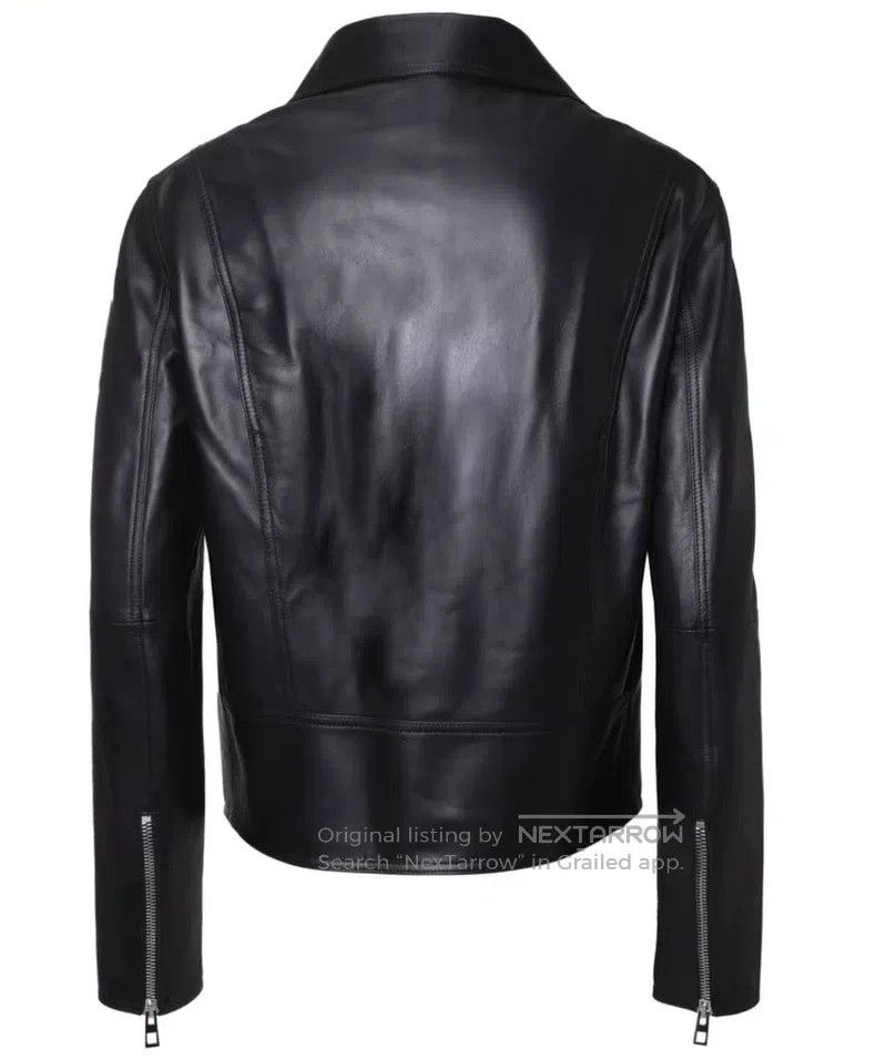 Other Loewe Collar motorbike sheepskin jacket leather jacket Size US M / EU 48-50 / 2 - 6 Thumbnail