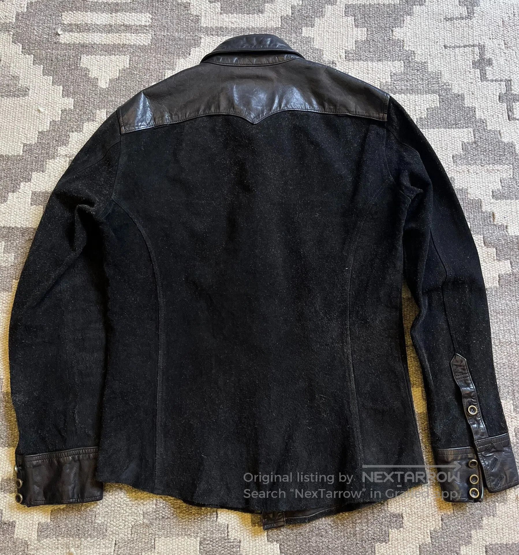 Other Backlash Western Leather Shirt. Size US S / EU 44-46 / 1 - 7 Thumbnail