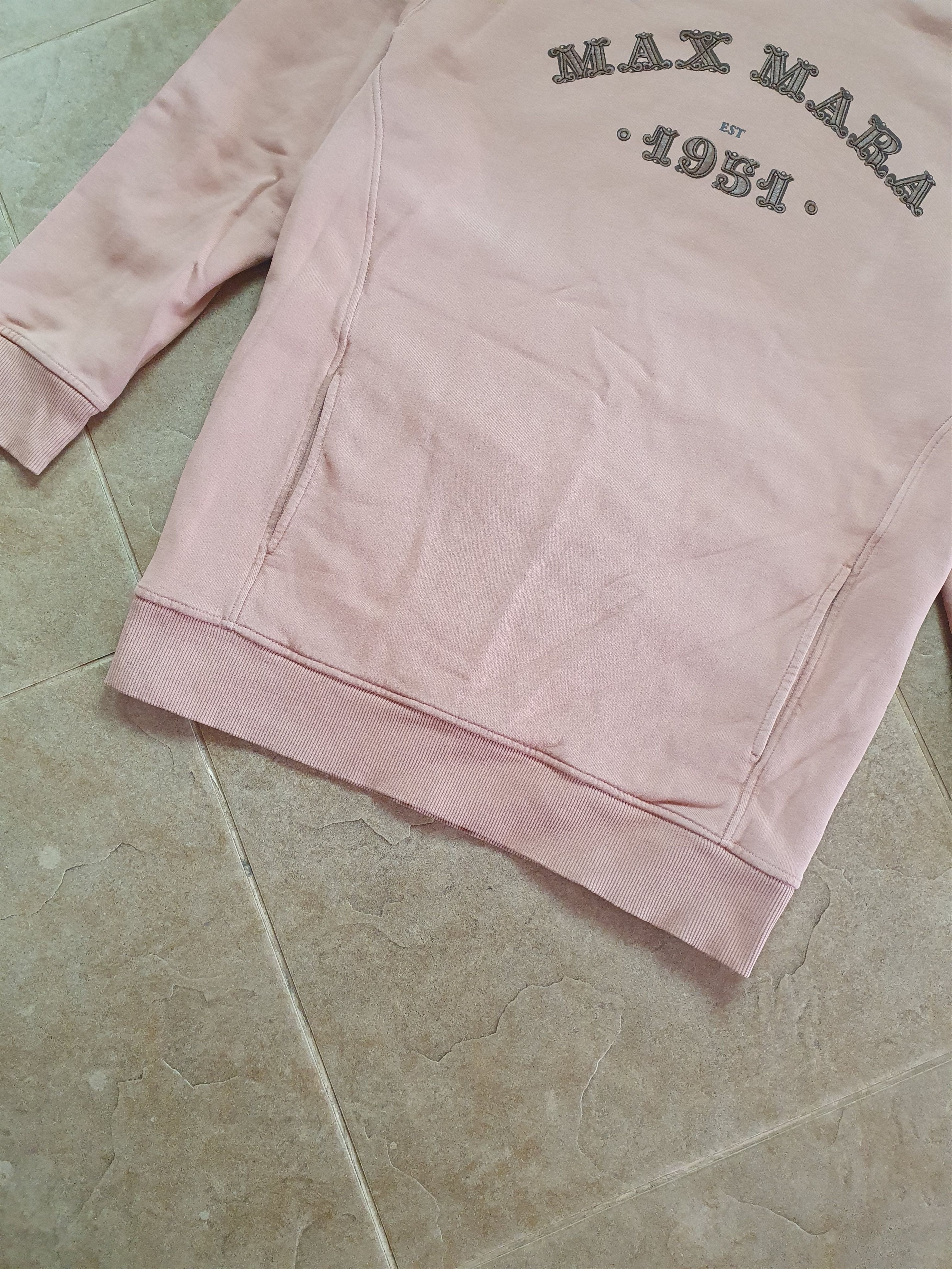 Max Mara Vintage Max Mara women's Hoodie Oversized Tan Sweatshirt Size M / US 6-8 / IT 42-44 - 19 Thumbnail