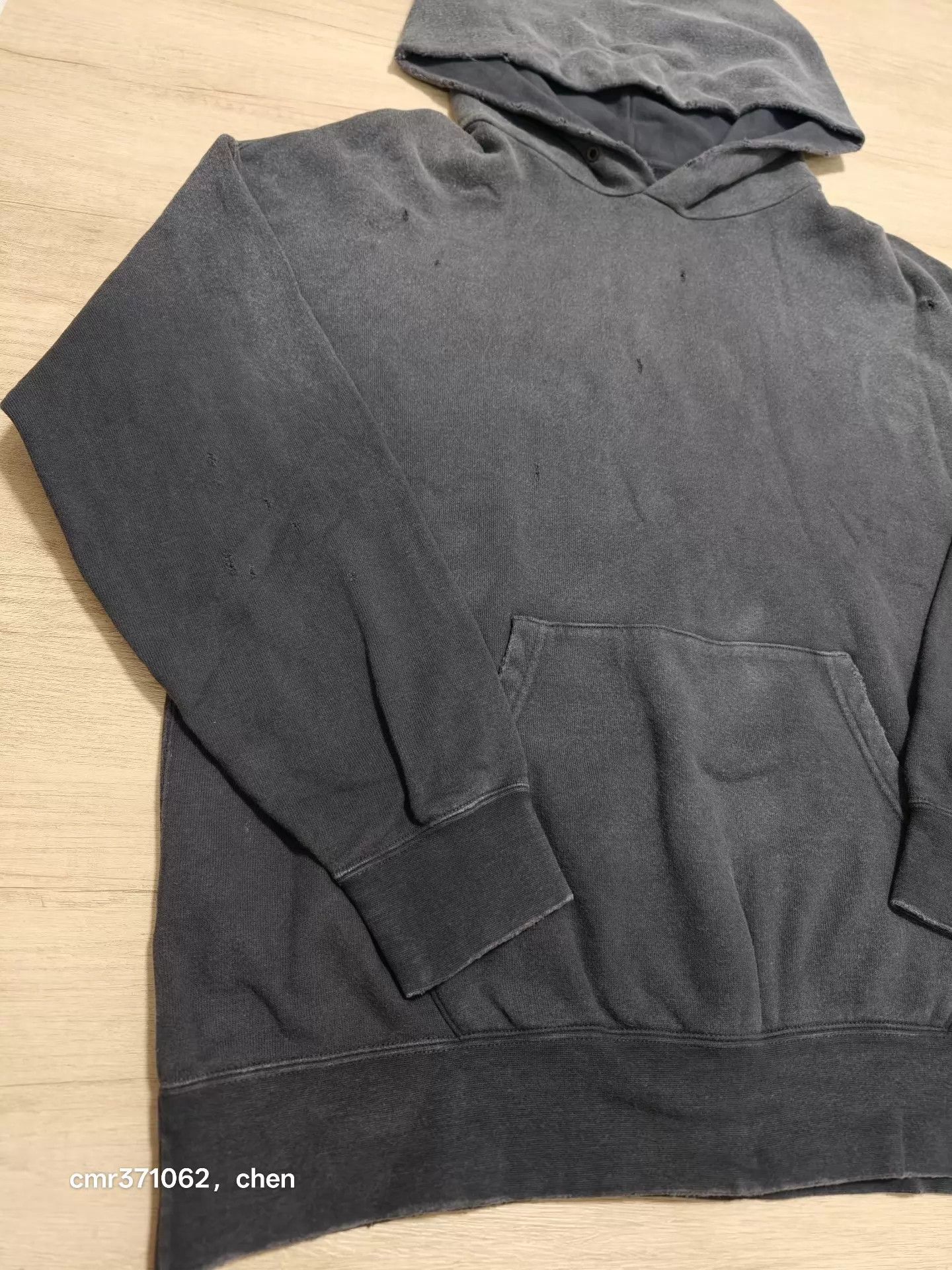 Visvim VISVIM 21AW CRASH JUMBO HOODIE Black Size 3 Washed Size US L / EU 52-54 / 3 - 4 Thumbnail