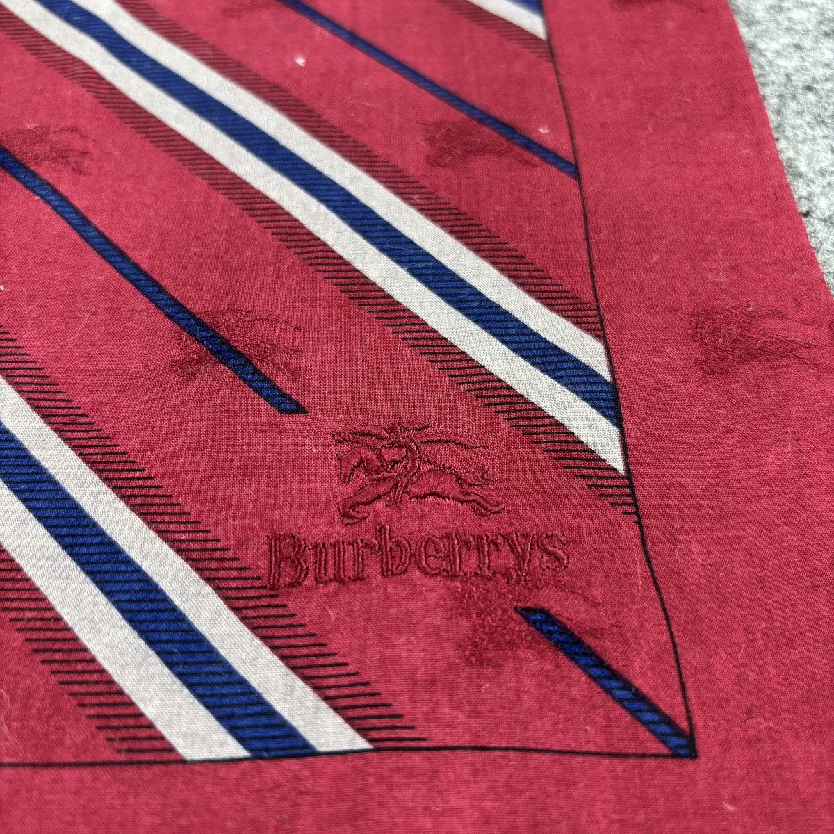 Burberry × Vintage Handkerchief # E028 # Bandana # Neckerchief Size ONE SIZE - 2 Thumbnail