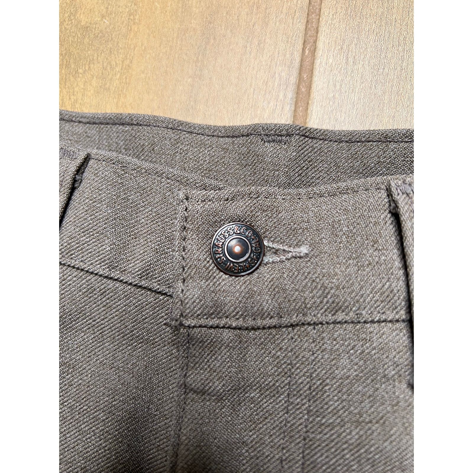 Levi's Vintage Levi’s Pants Mens 33x29 Brown Bootcut Talon 80s USA Size US 33 - 15 Thumbnail