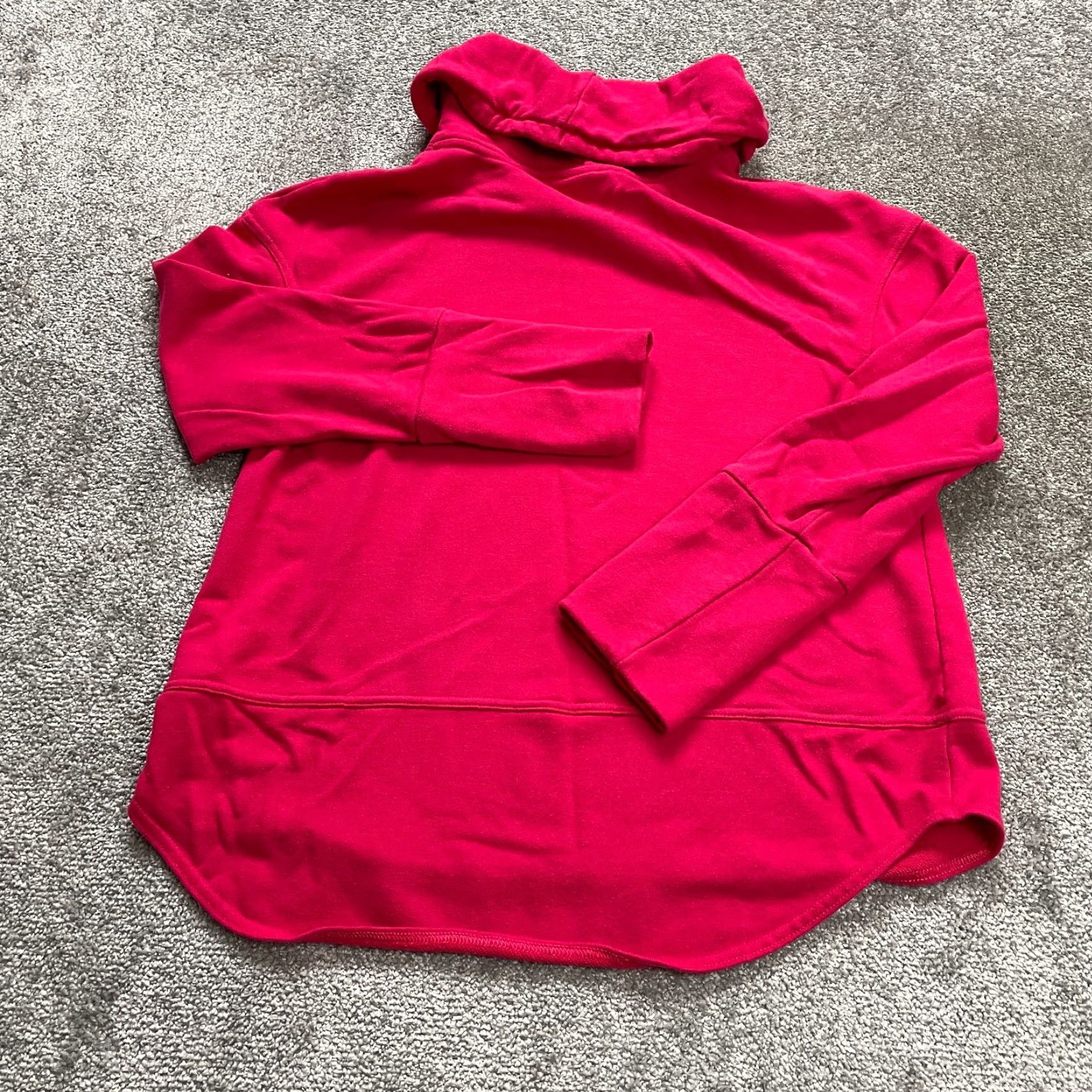 Reebok Reebok Sweatshirt Womens Large XL Red Turtleneck Drawstring Pullover Jacket Size XL / US 12-14 / IT 48-50 - 2 Thumbnail