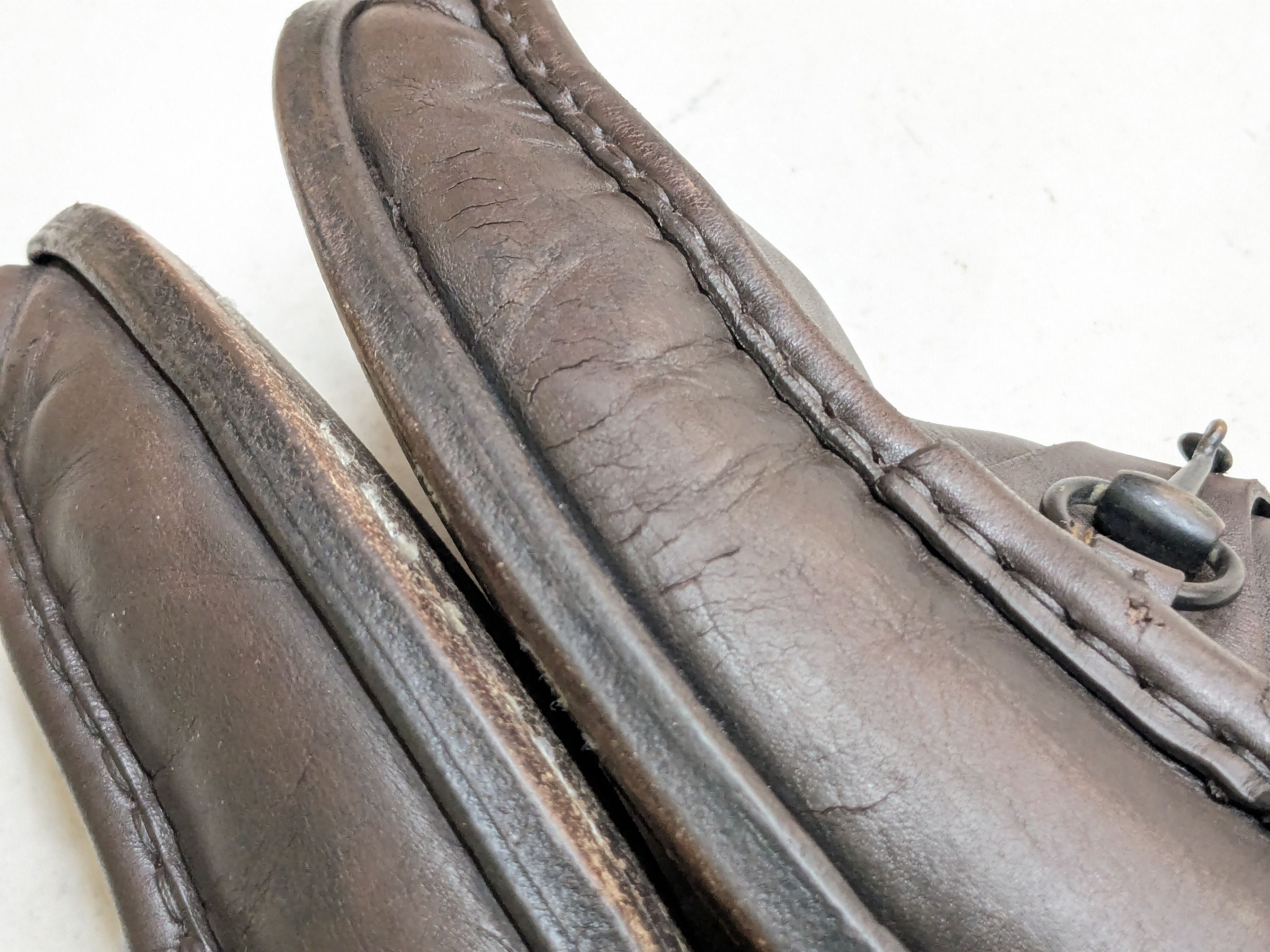 Gucci Gucci Horsebit Driving Loafers Brown Leather 11.5 Buckle Size US 11.5 / EU 44-45 - 12 Thumbnail