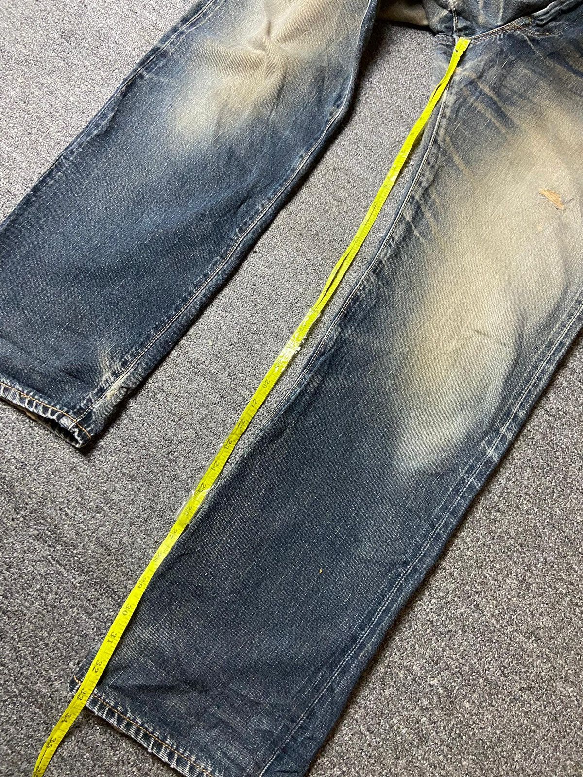 Edwin × Vintage Vintage EDWIN 505 Distressed Denim Jeans (122) Size US 32 / EU 48 - 7 Thumbnail