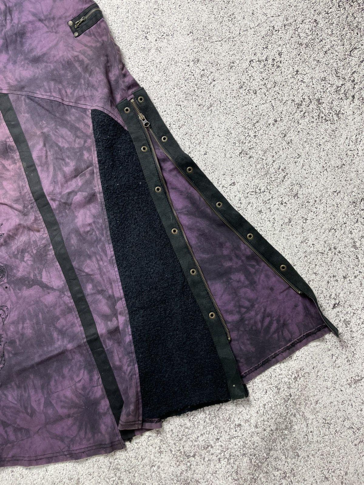 If Six Was Nine 2000s Ozz On - Gothic Vkei Japan Flare Maxi Skirt Size 27" / US 4 / IT 40 - 3 Thumbnail