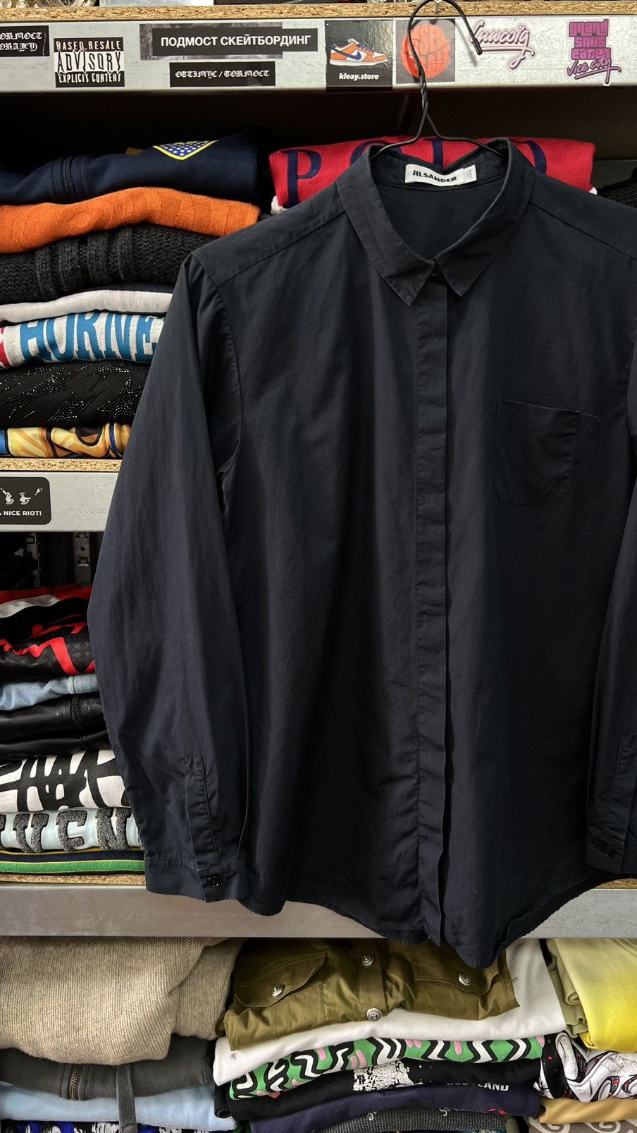 Jil Sander Jil Sander Button Up Size S / US 4 / IT 40 - 3 Thumbnail