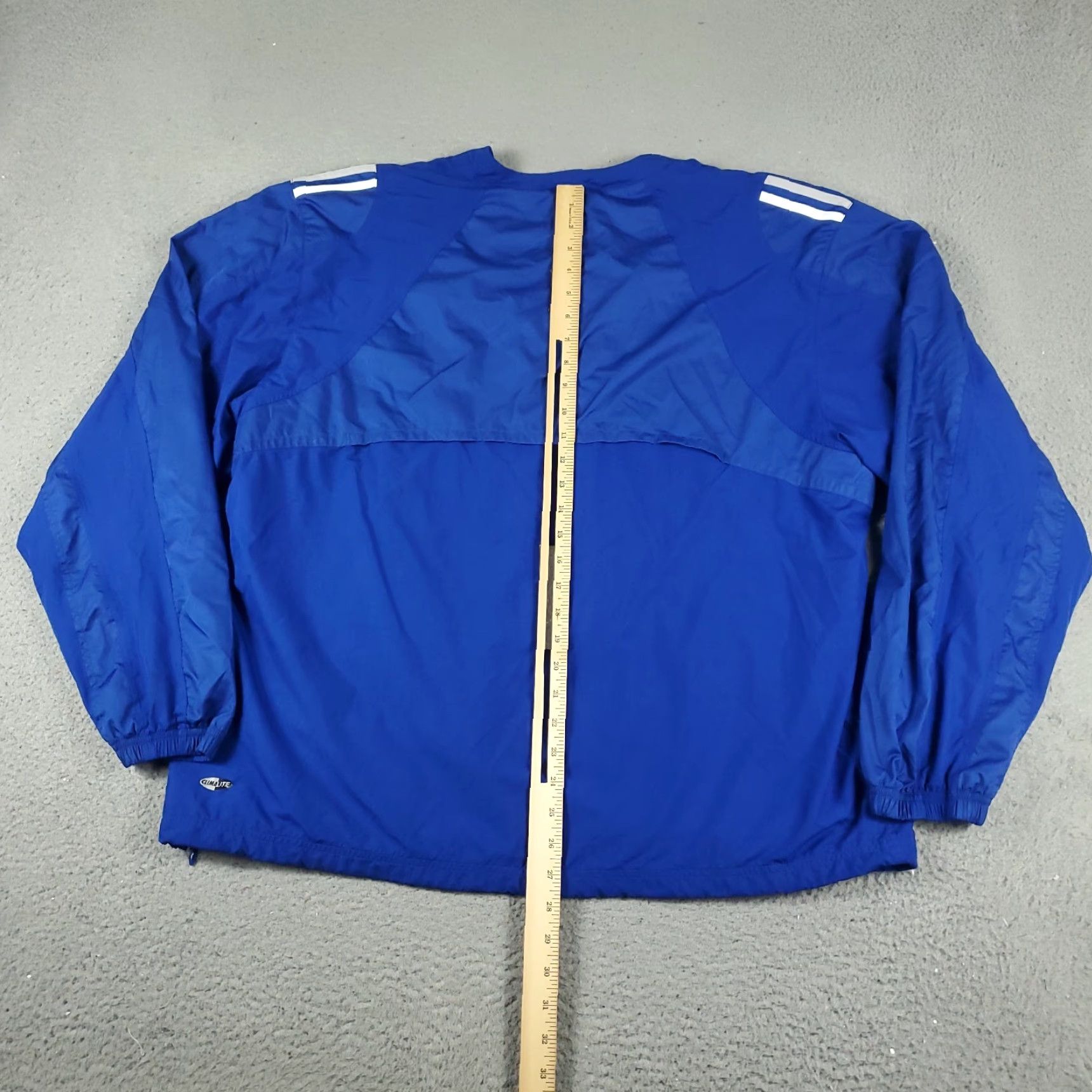 Adidas Adidas Jacket Mens XL Blue Windbreaker Pullover Long Sleeve Sports Activewear Jacket Size US XL / EU 56 / 4 - 5 Thumbnail