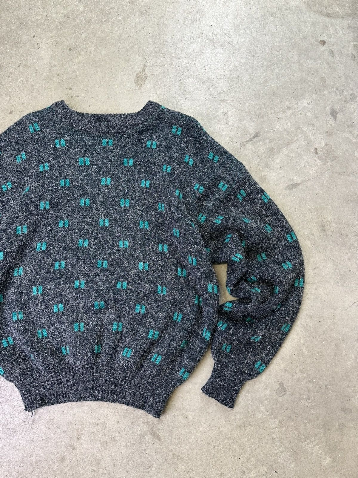 Sears × Vintage vintage 80s sears abstract pattern knit sweater medium Size US M / EU 48-50 / 2 - 2 Thumbnail