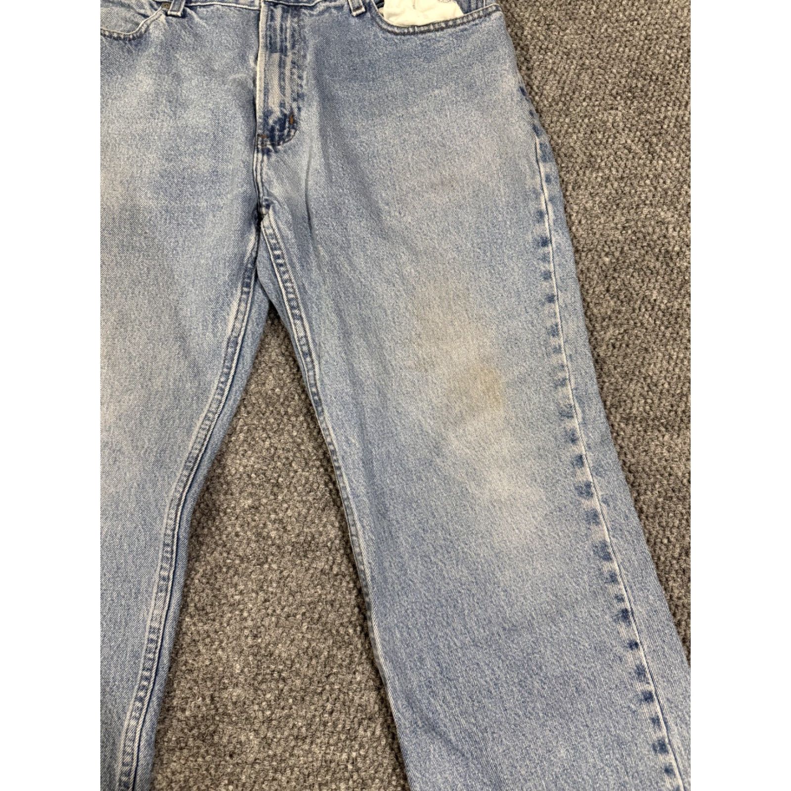 Harley Davidson Harley-Davidson Jeans Mens 38x30 Blue Denim Straight Leg Regular Fit Size US 38 / EU 54 - 3 Thumbnail